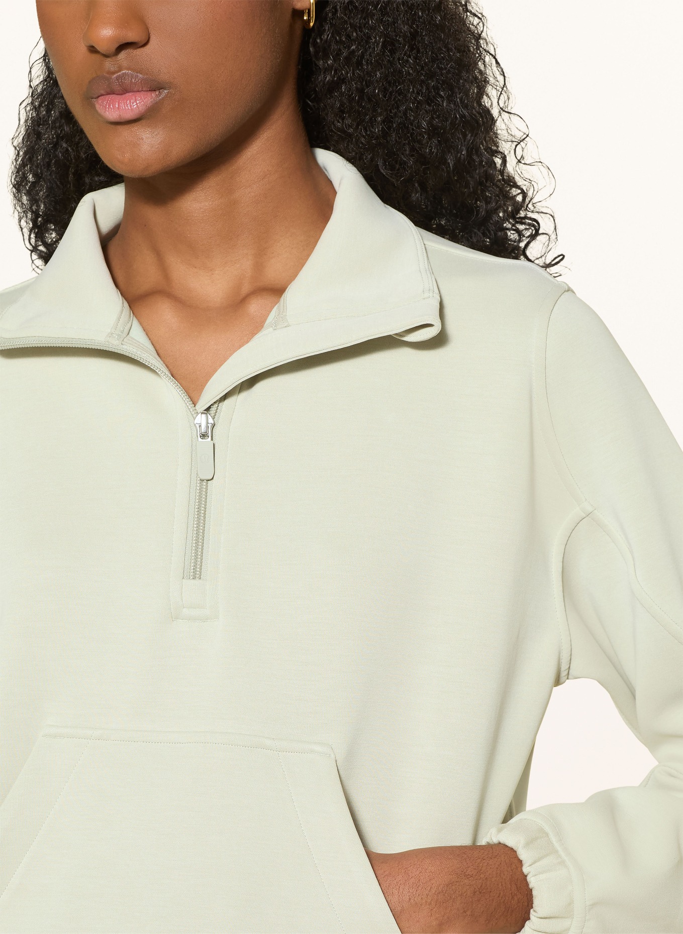 lululemon sweat-shirt: VERT CLAIR