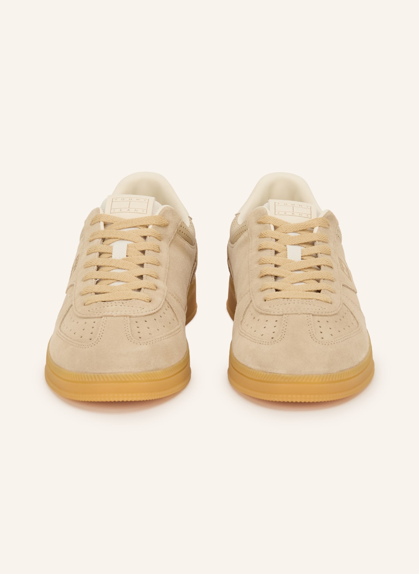 TOMMY HILFIGER Sneaker THE GREENWICH: HELLBRAUN / ECRU