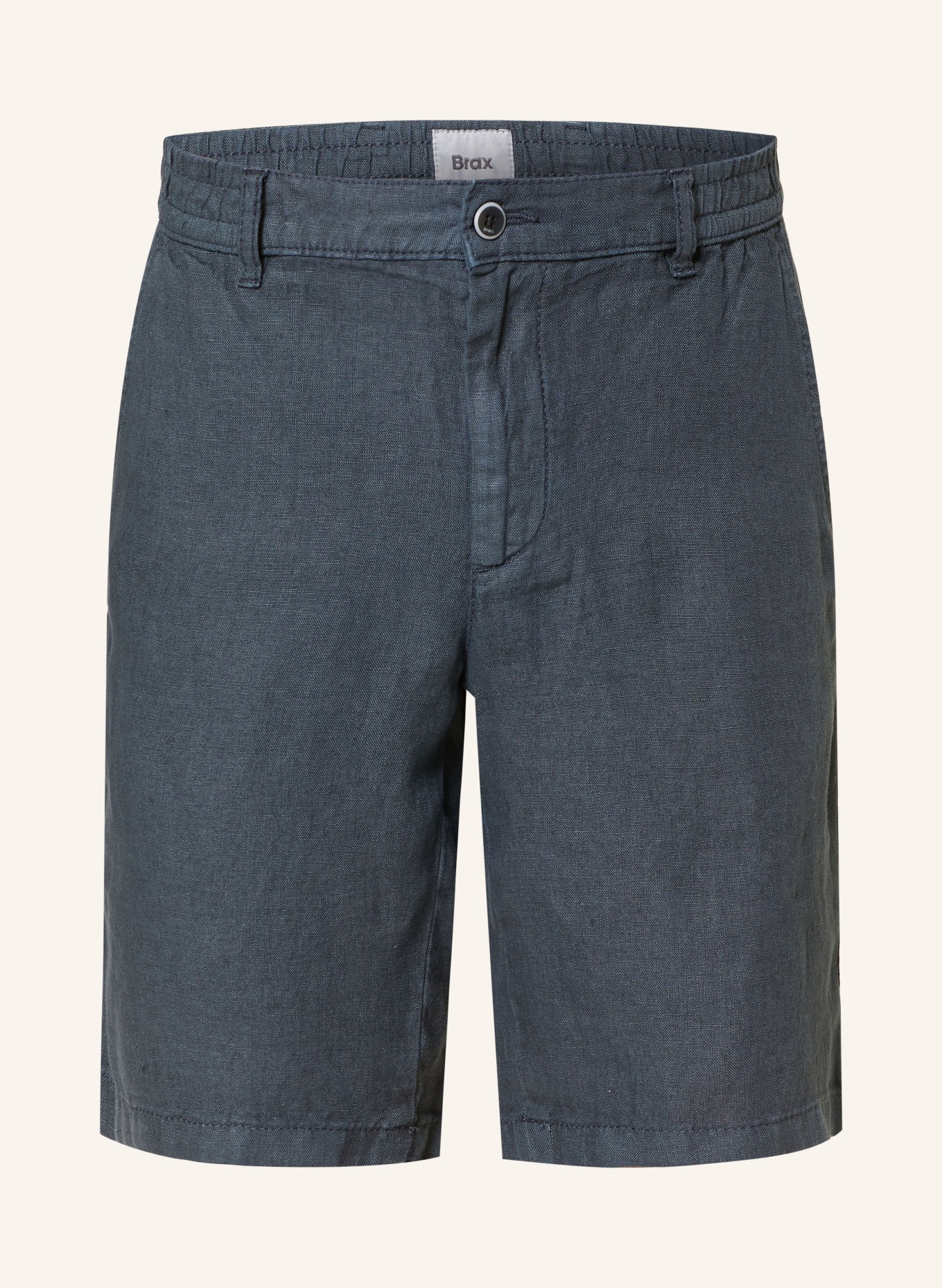 BRAX Linen shorts: DARK BLUE