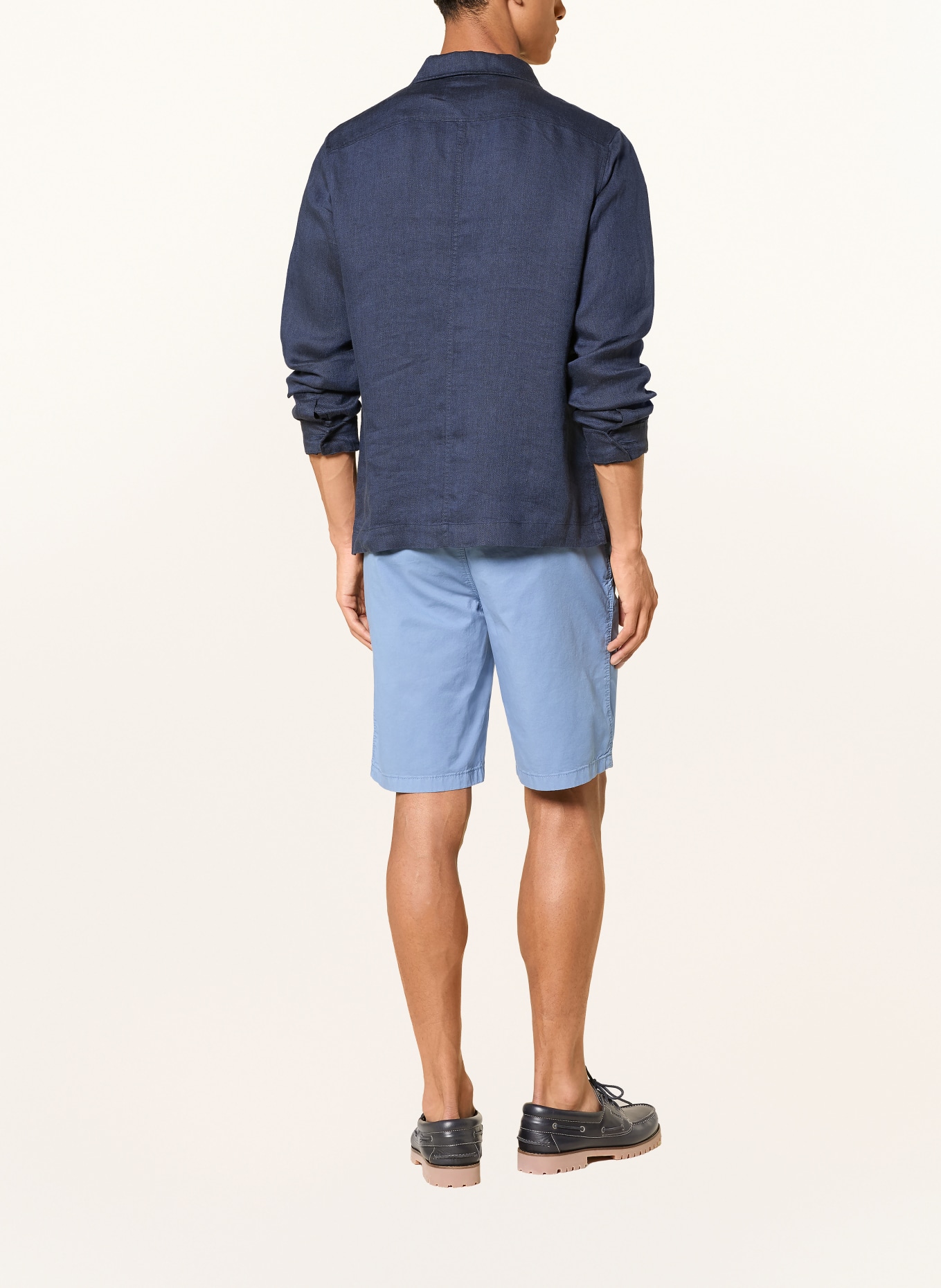 BRAX BARI Regular Fit Shorts: LIGHT BLUE