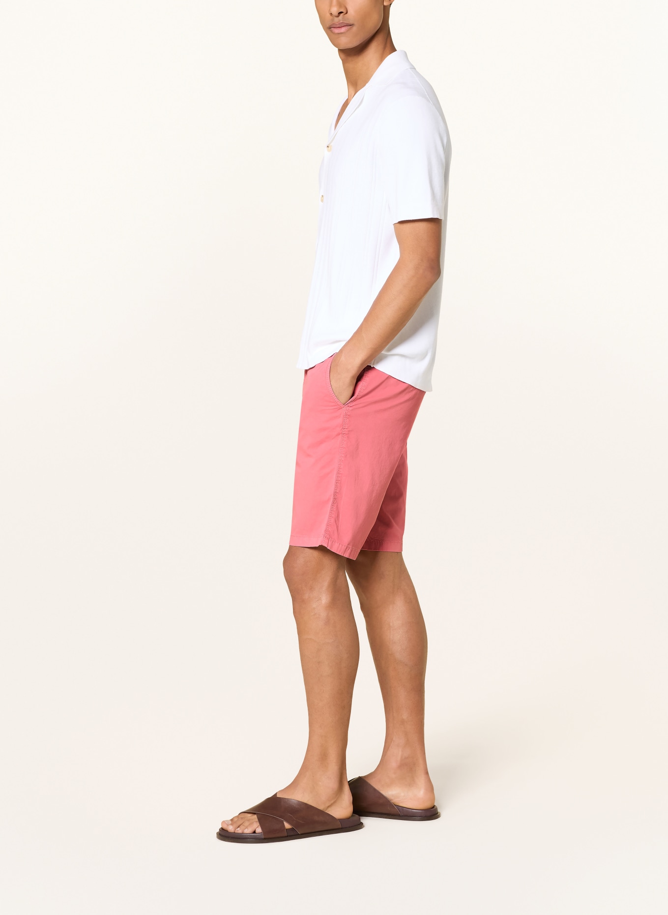 BRAX Shorts BARI Regular Fit: HELLROT