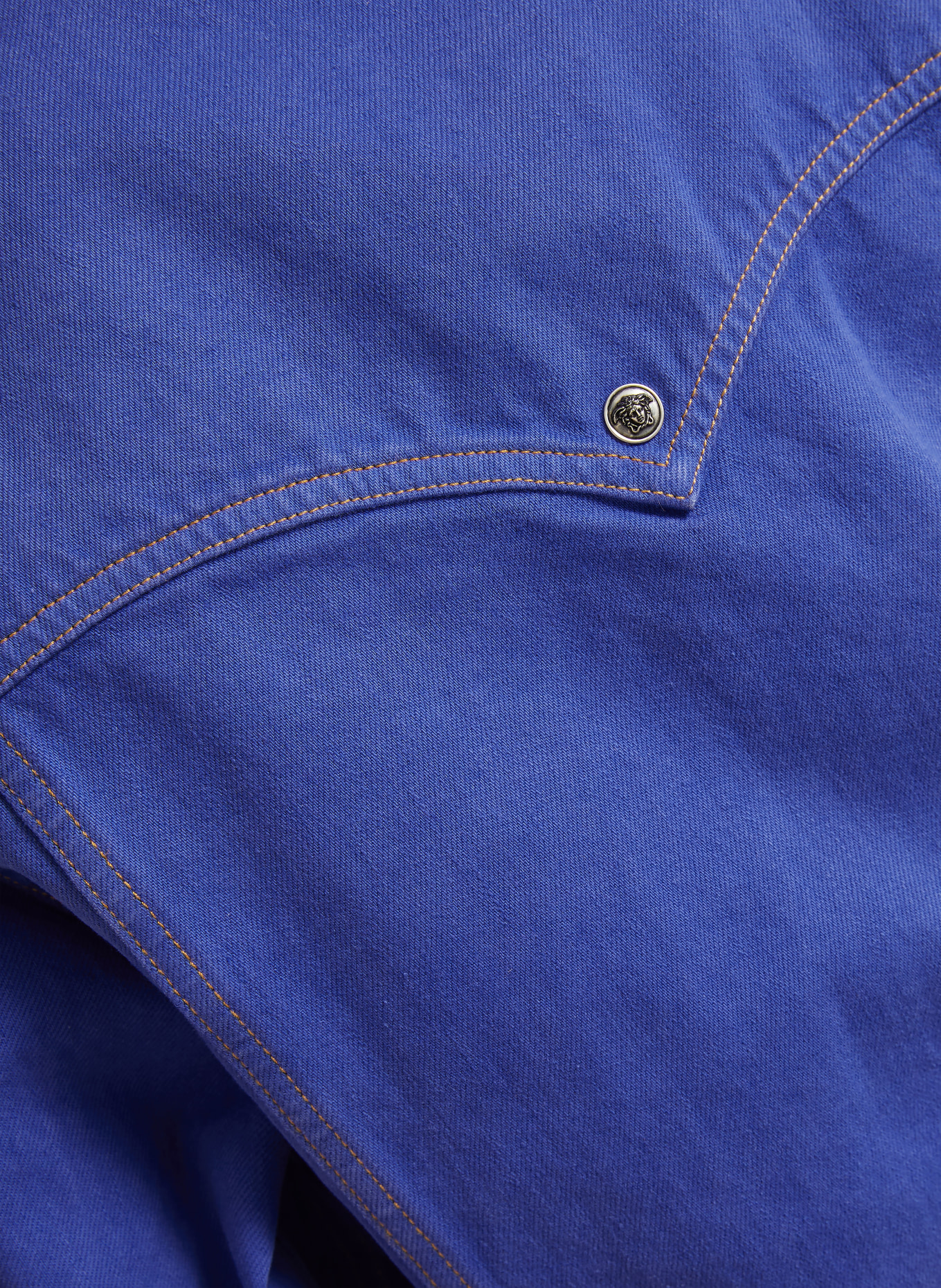 VERSACE Denim jacket: 1DB10 SKY BLUE