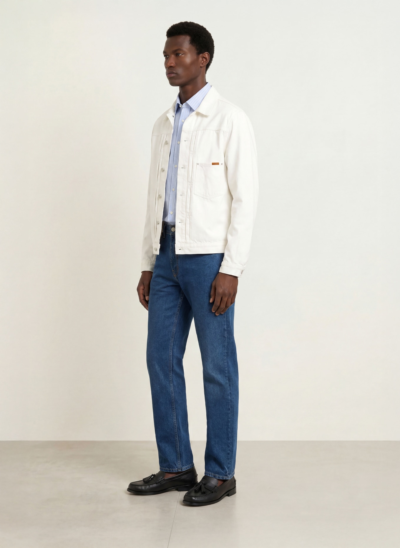 TOMMY HILFIGER Denim jacket: YBR WHITE