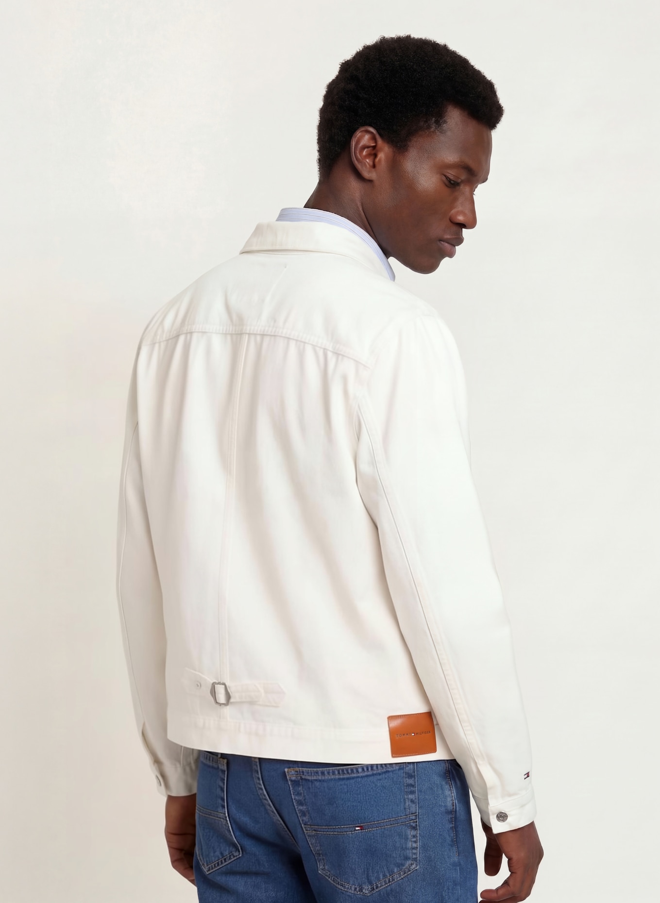 TOMMY HILFIGER Denim jacket: YBR WHITE