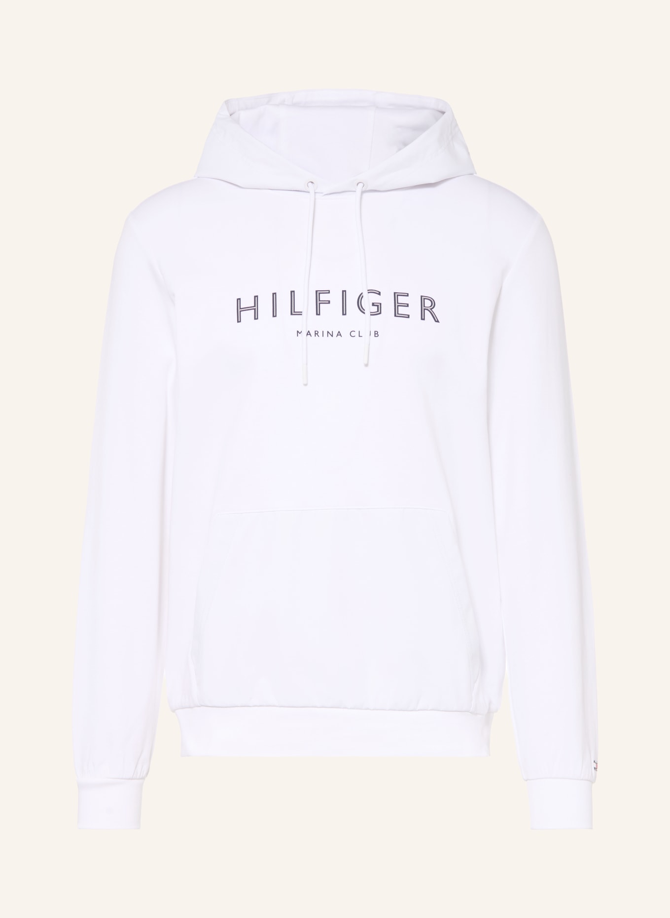 TOMMY HILFIGER Hoodie: WEISS