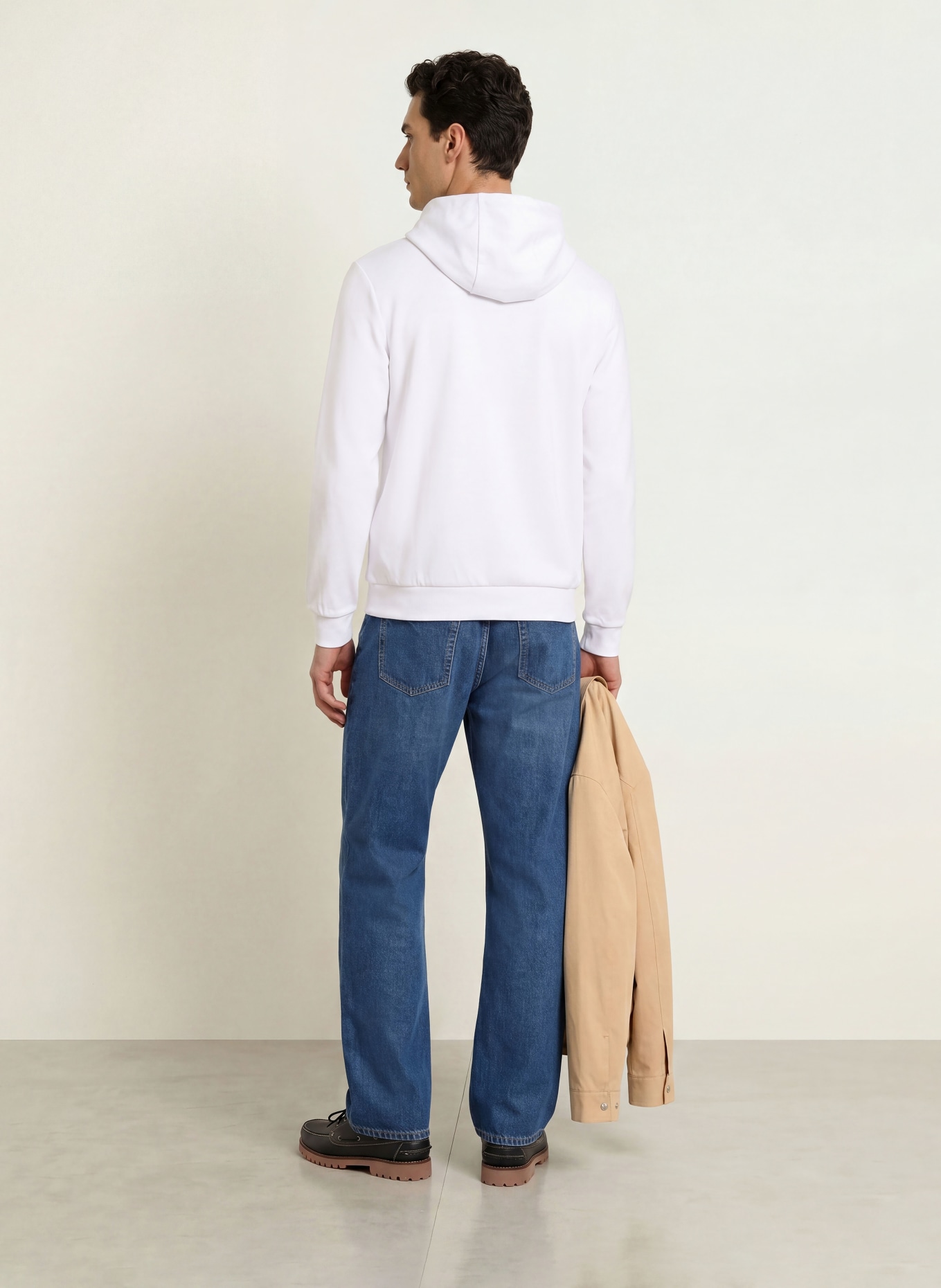 TOMMY HILFIGER Hoodie: WEISS