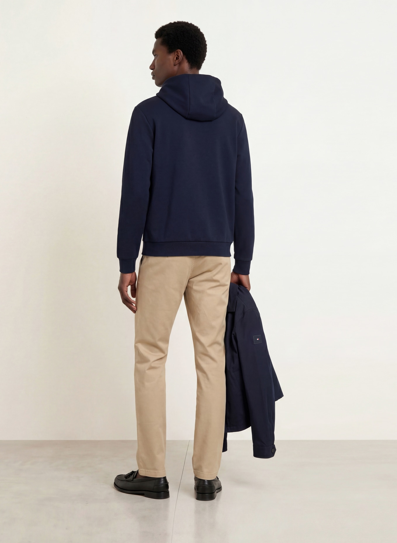 TOMMY HILFIGER Hoodie: DARK BLUE