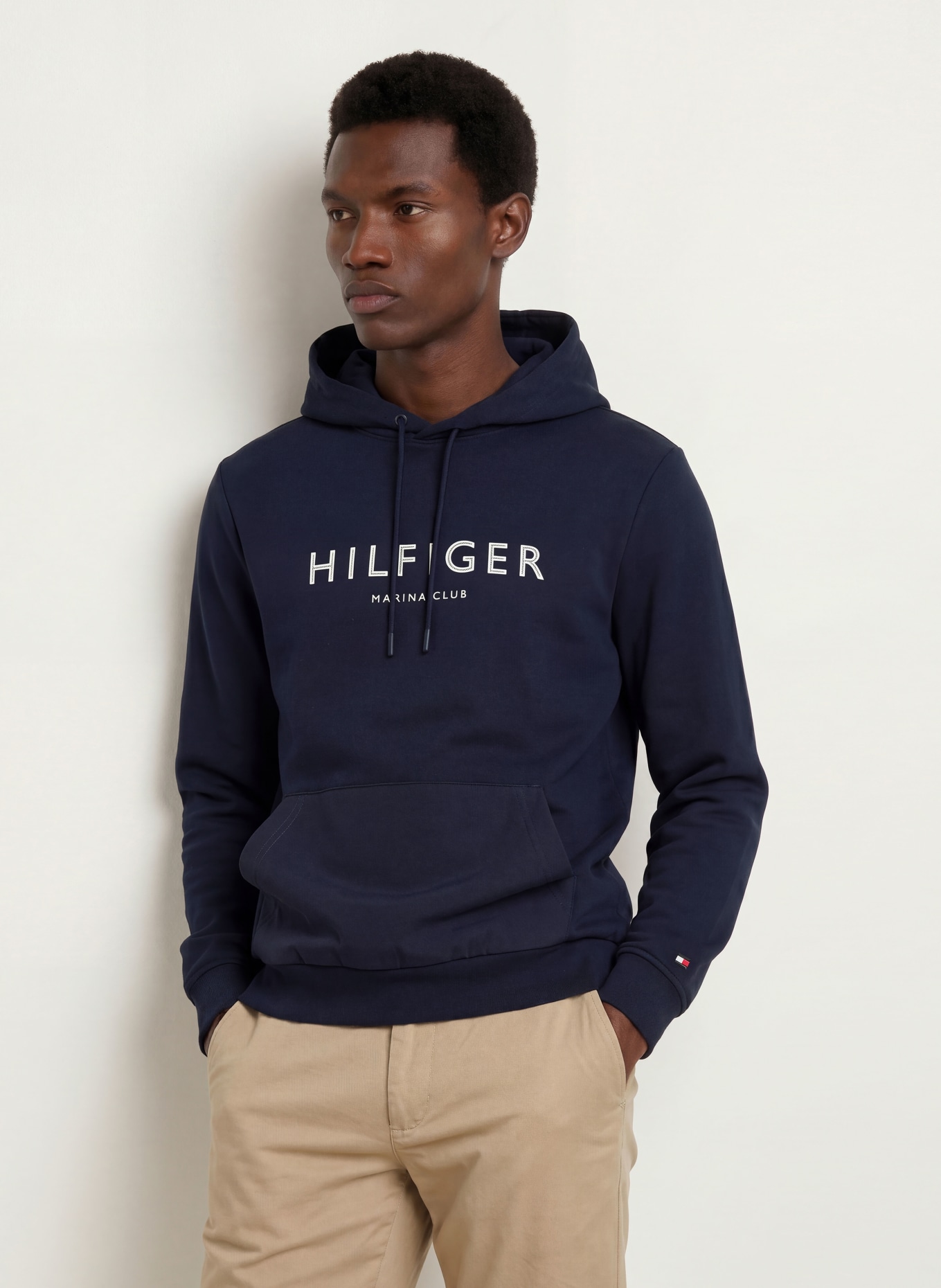 TOMMY HILFIGER Hoodie: DARK BLUE