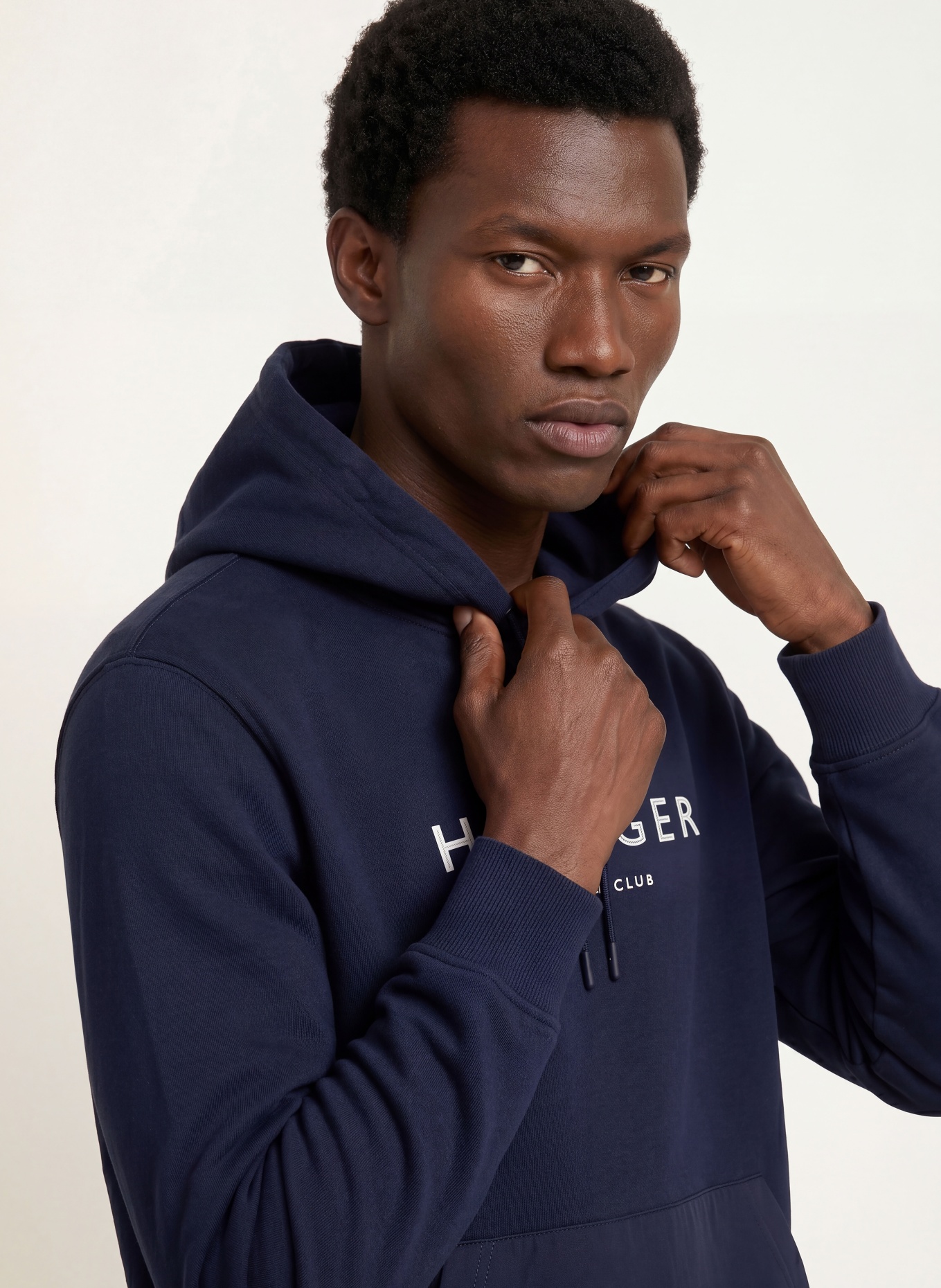 TOMMY HILFIGER Hoodie: DARK BLUE