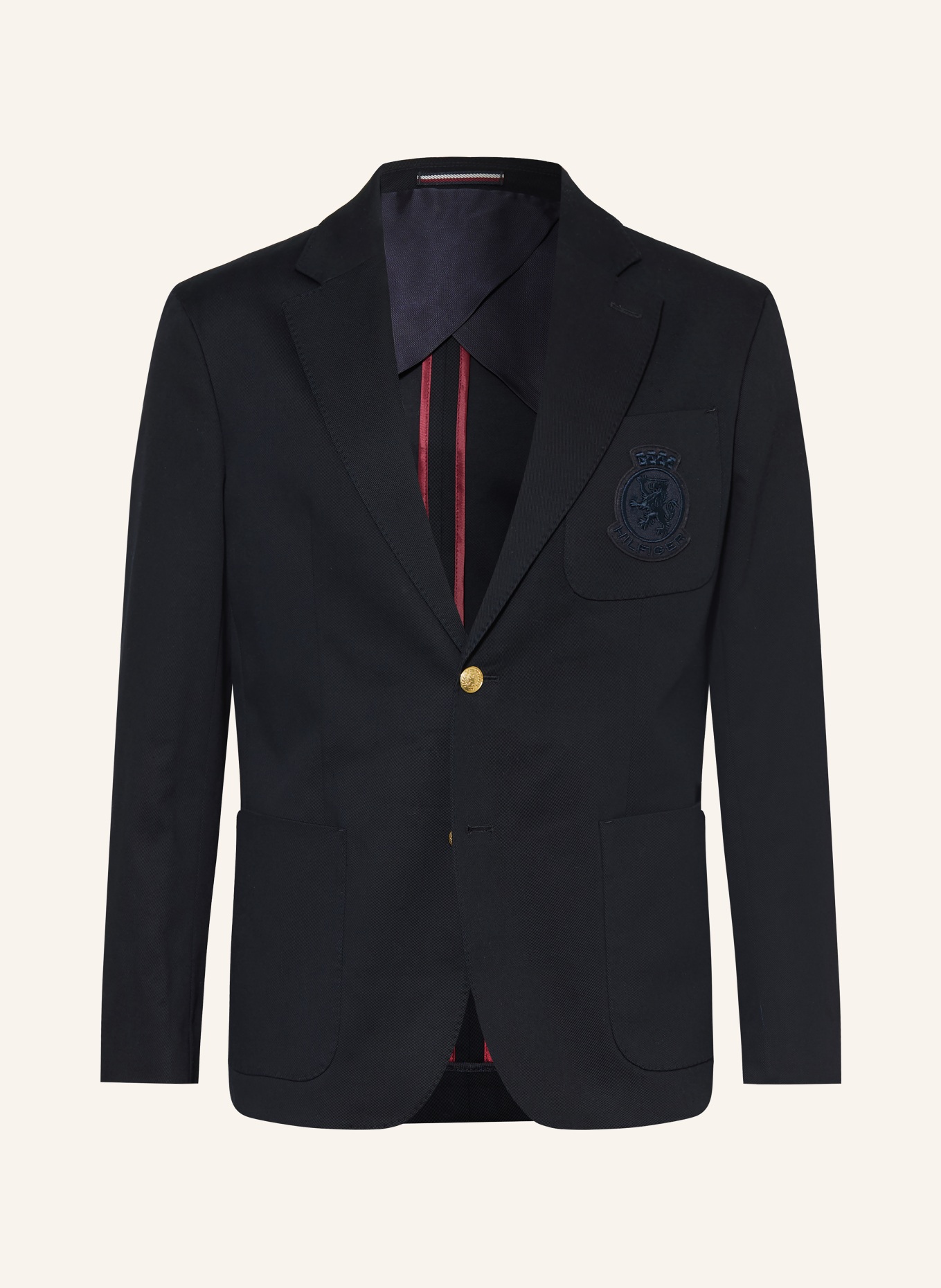 TOMMY HILFIGER Colbert Extra Slim Fit: DONKERBLAUW