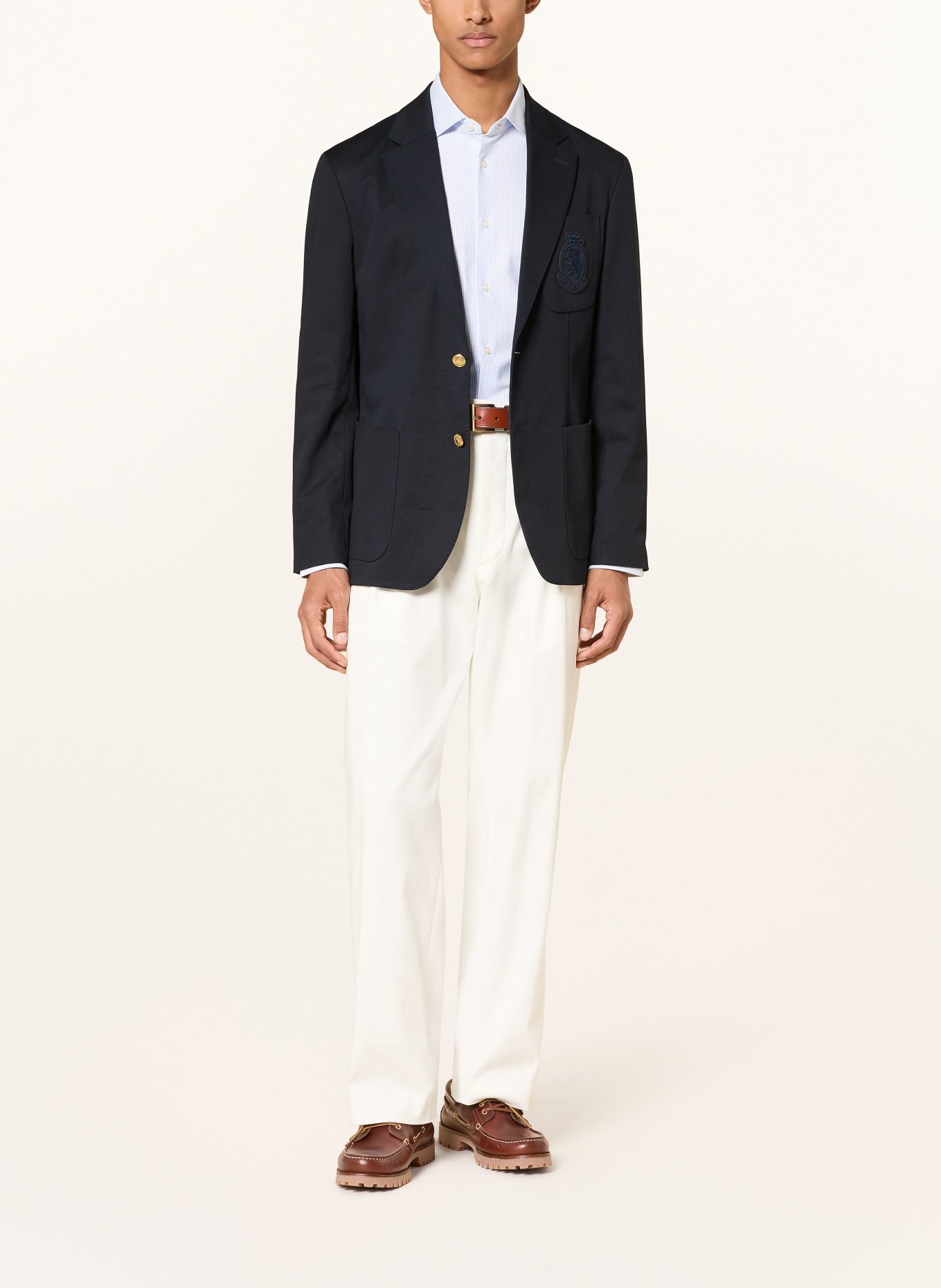 TOMMY HILFIGER Colbert Extra Slim Fit: DONKERBLAUW