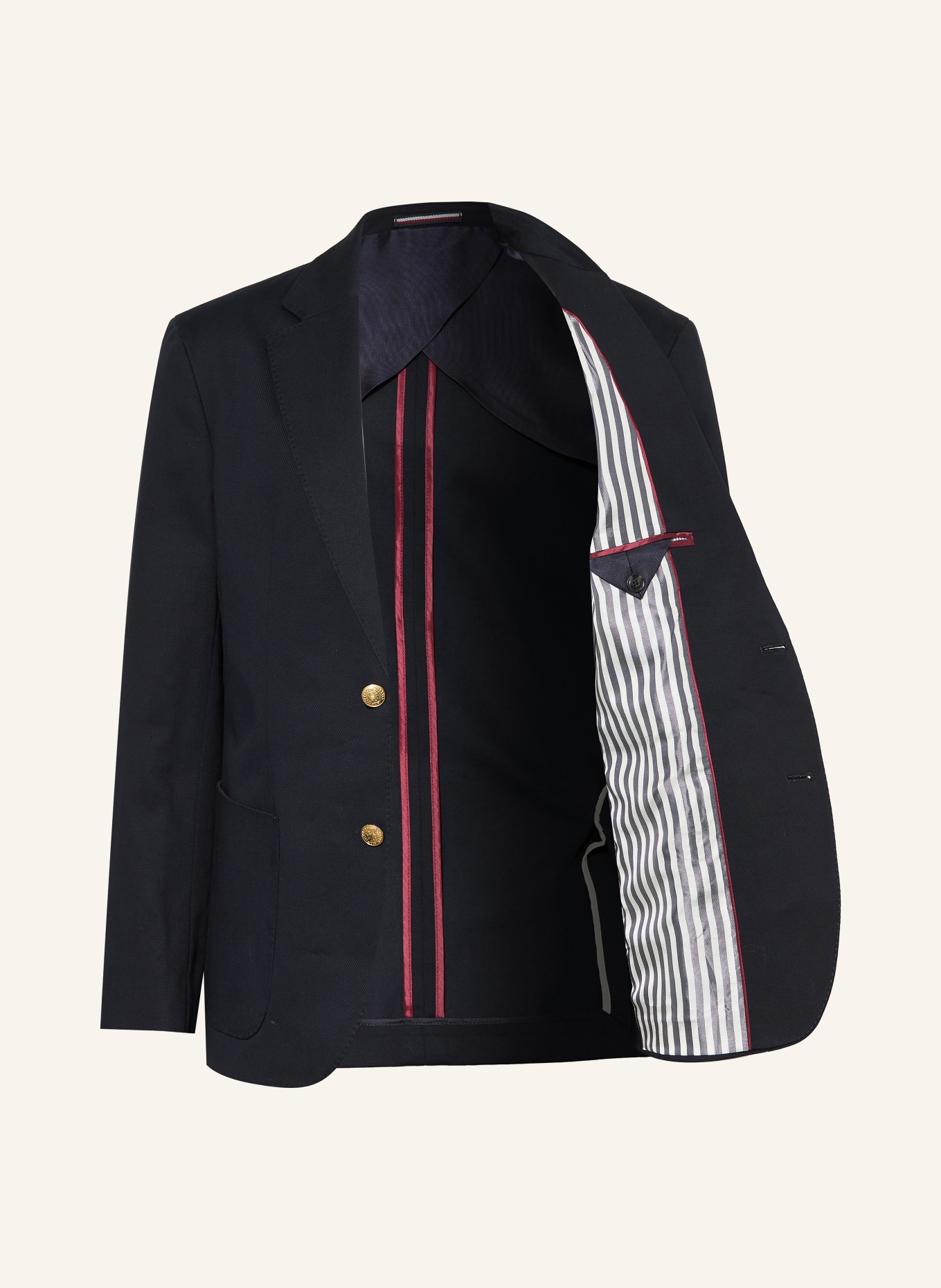 TOMMY HILFIGER Colbert Extra Slim Fit: DONKERBLAUW