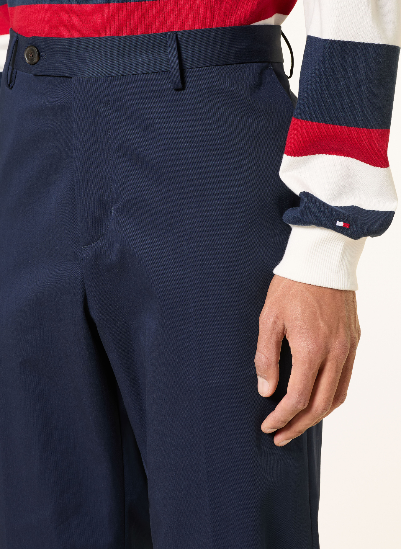 TOMMY HILFIGER Chino Regular Fit: DUNKELBLAU