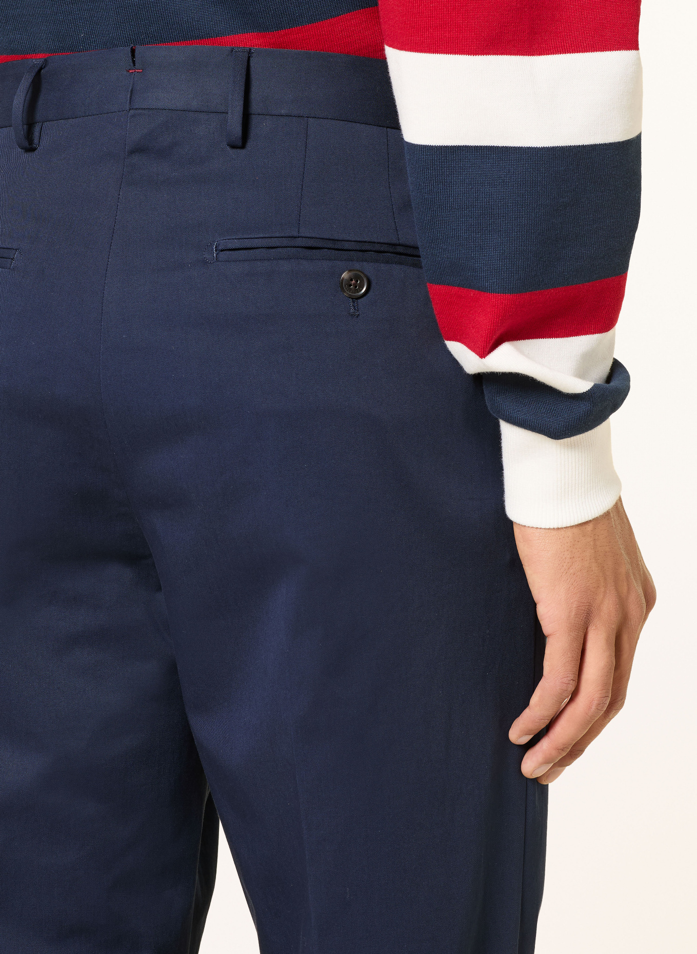 TOMMY HILFIGER Chino Regular Fit: DUNKELBLAU