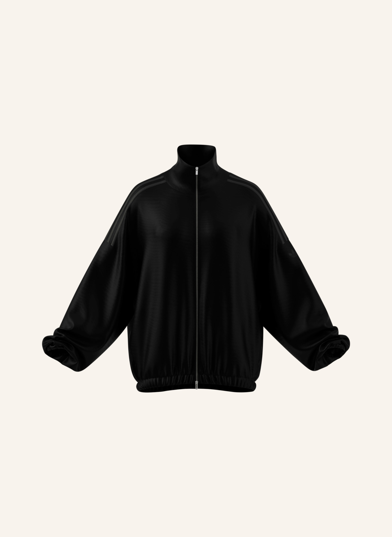 adidas Originals Full-zip sweatshirt: BLACK