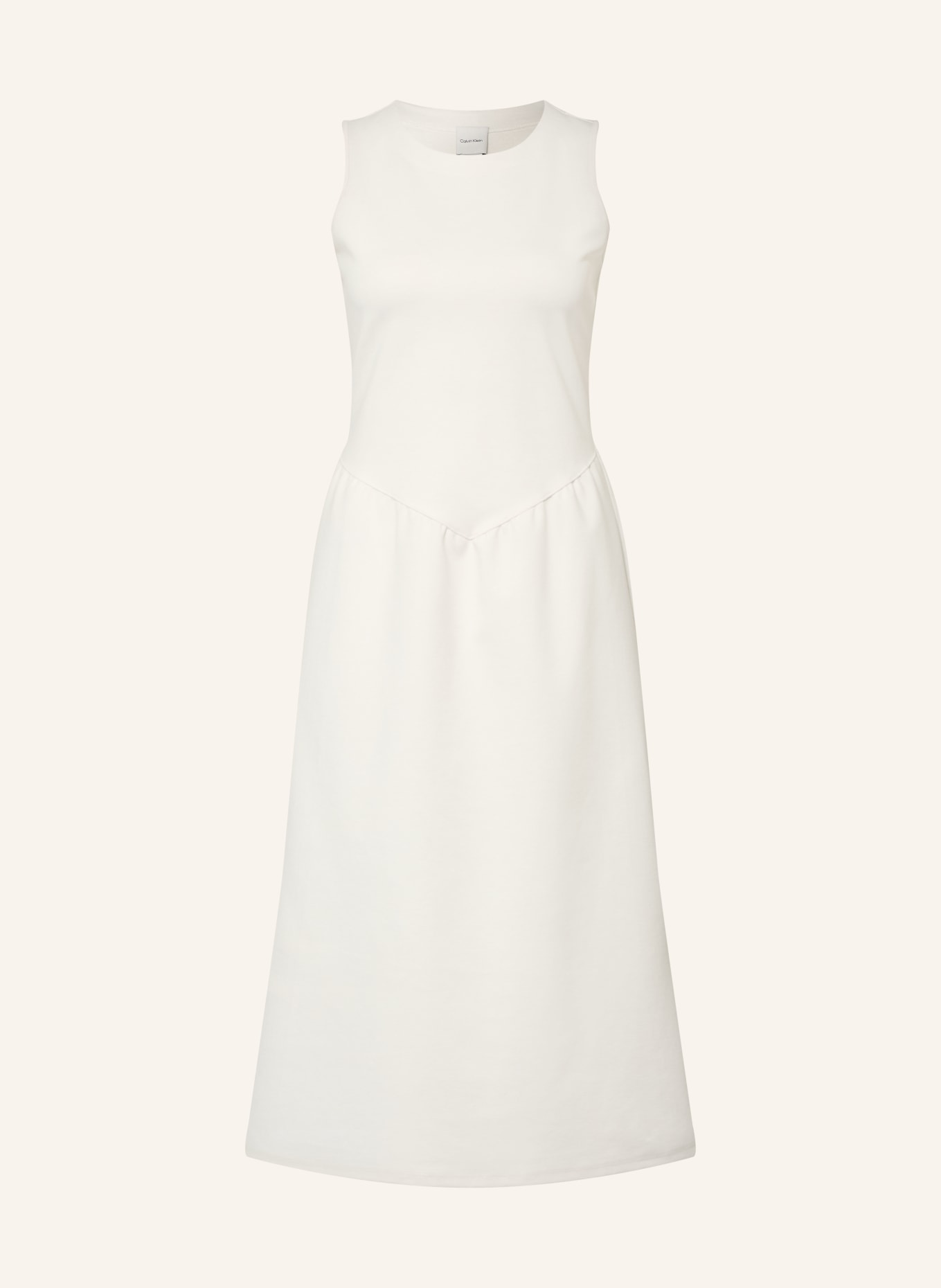 Calvin Klein Jerseyové šaty: KRÉMOVÁ