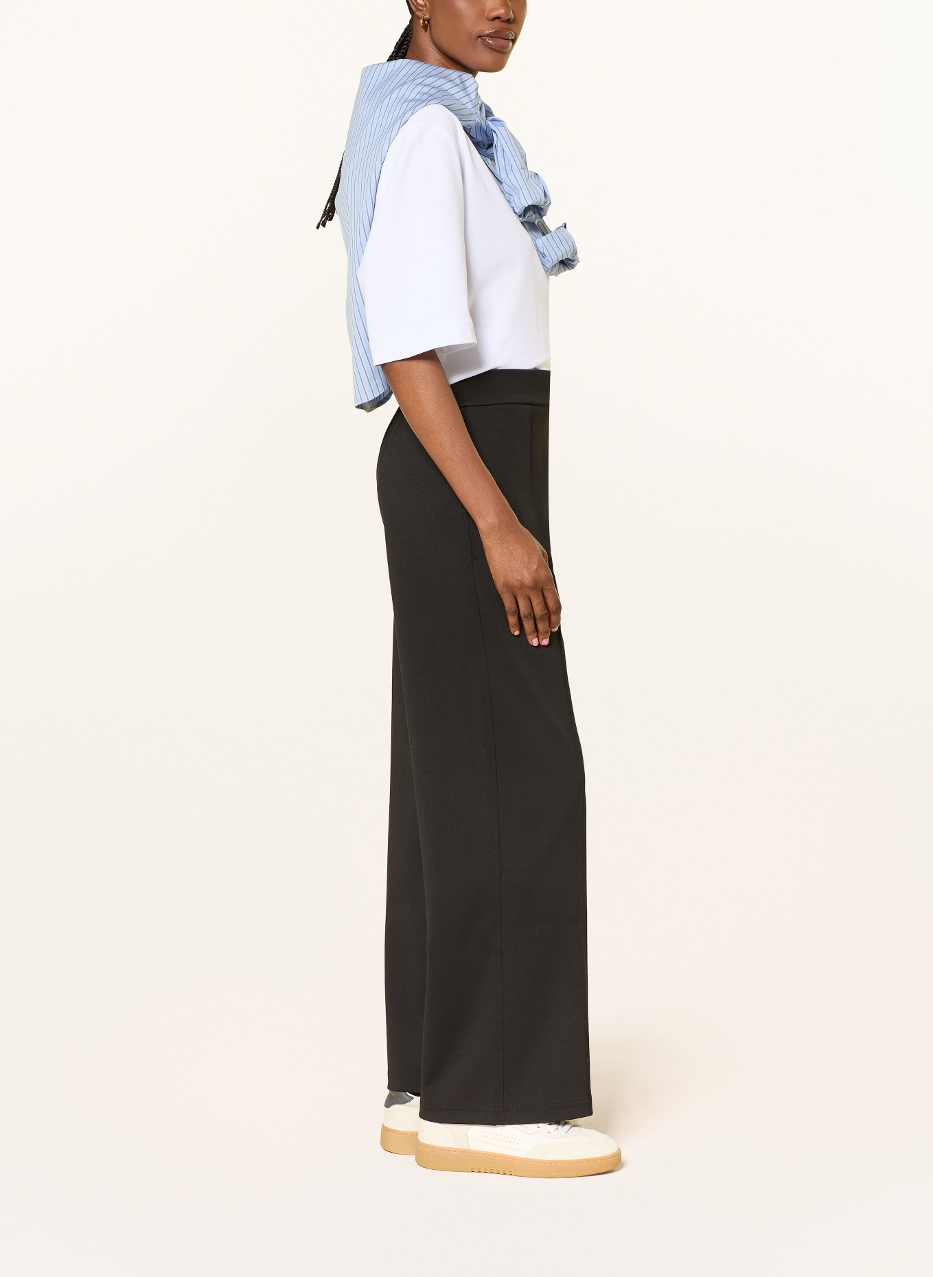 Calvin Klein Pantalon en jersey: NOIR