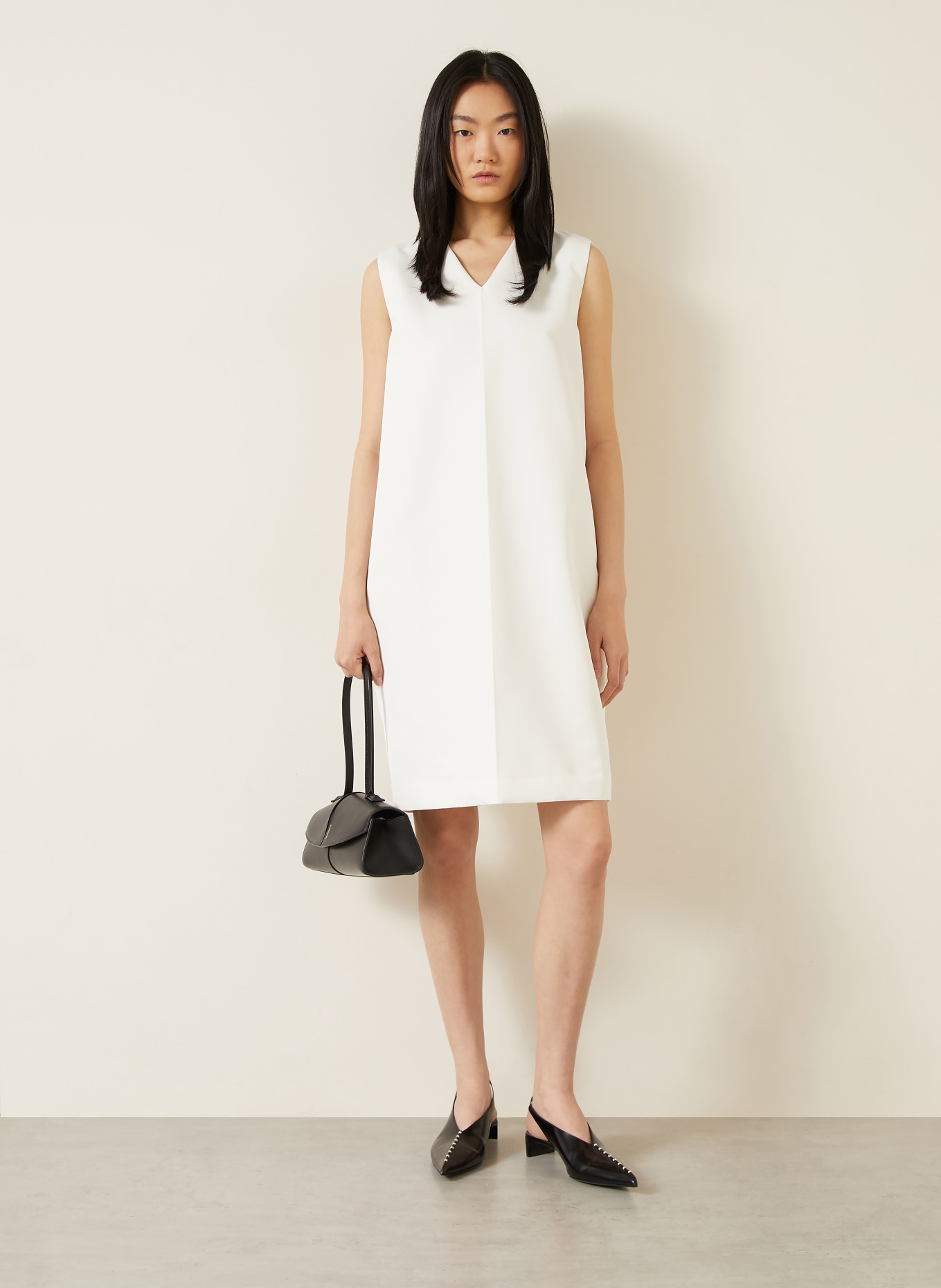 JIL SANDER Robe: BLANC