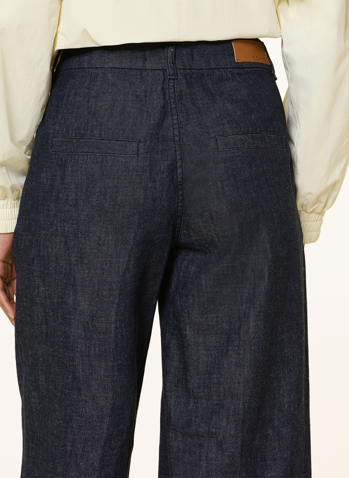 comma ANNA Denim Culottes: 59Z8 BLUE