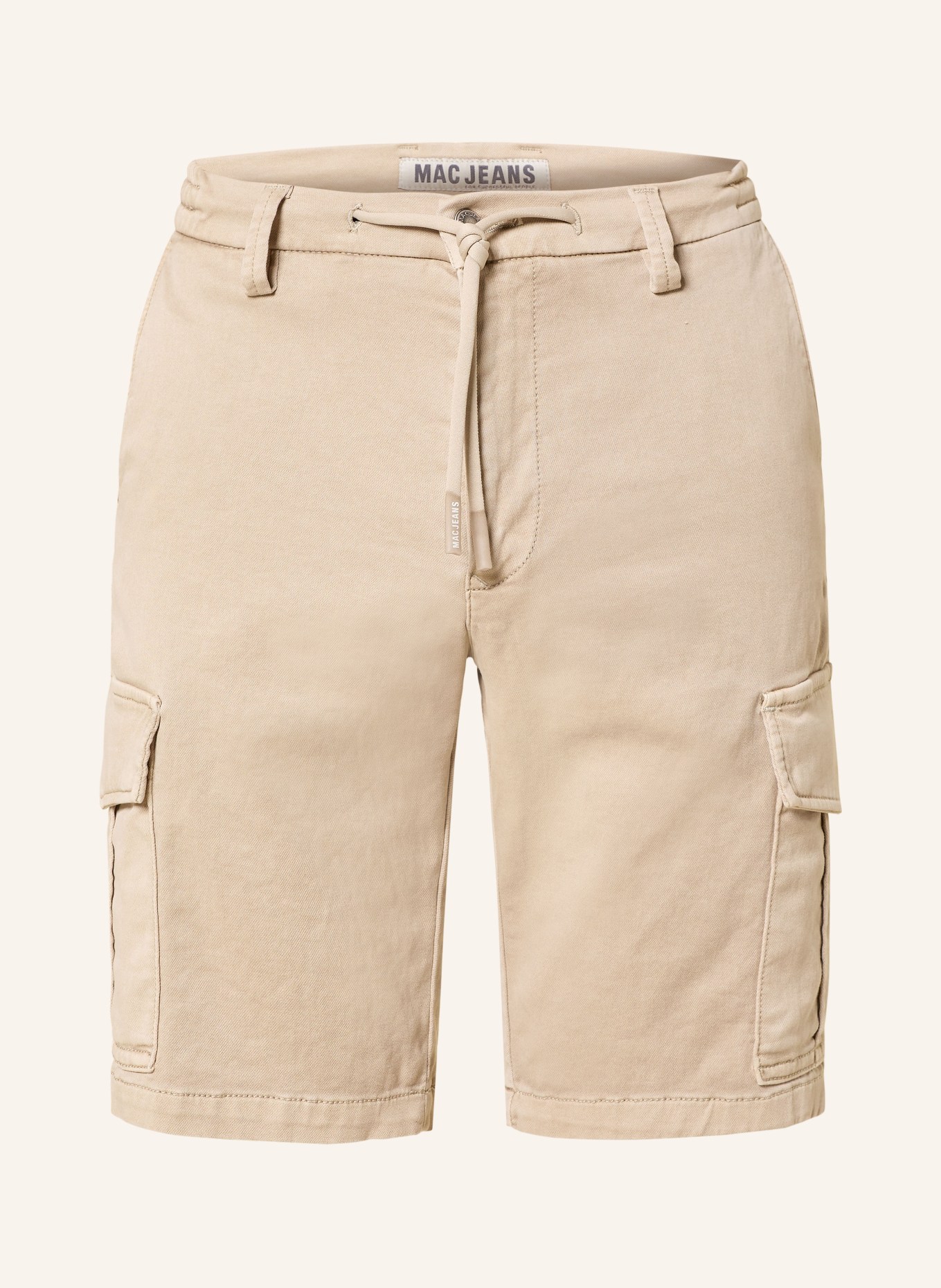 MAC JOG'N CARGO Cargo Shorts: BEIGE