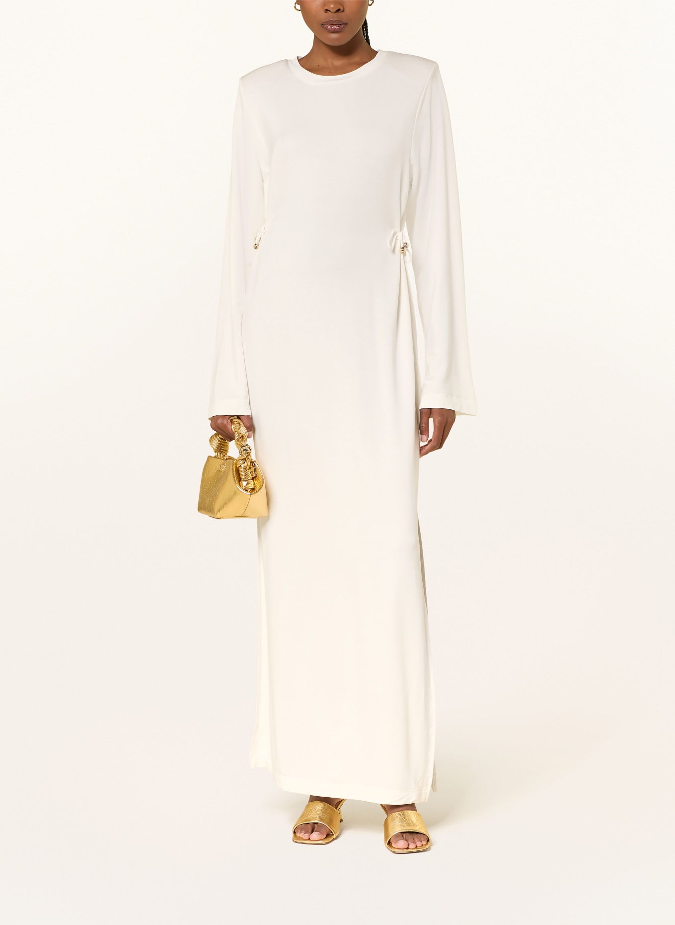 LEZU Jerseykleid SENNA: WEISS