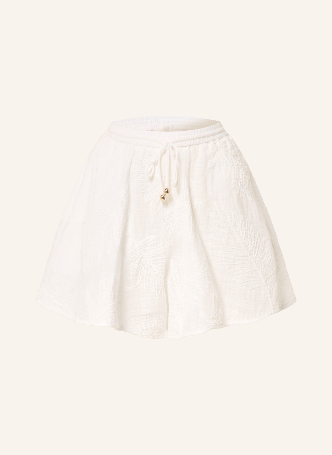LEZU HANNAH Shorts: WHITE