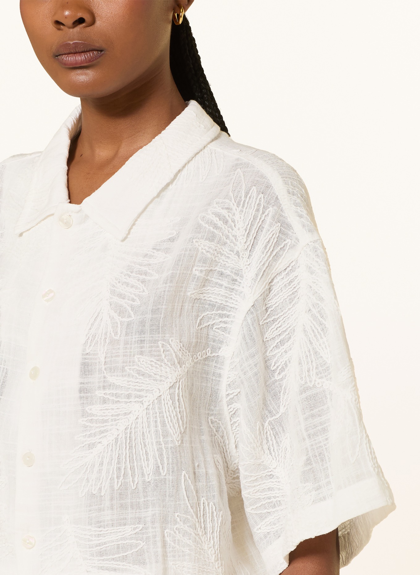 LEZU Hemdbluse ISA: WEISS