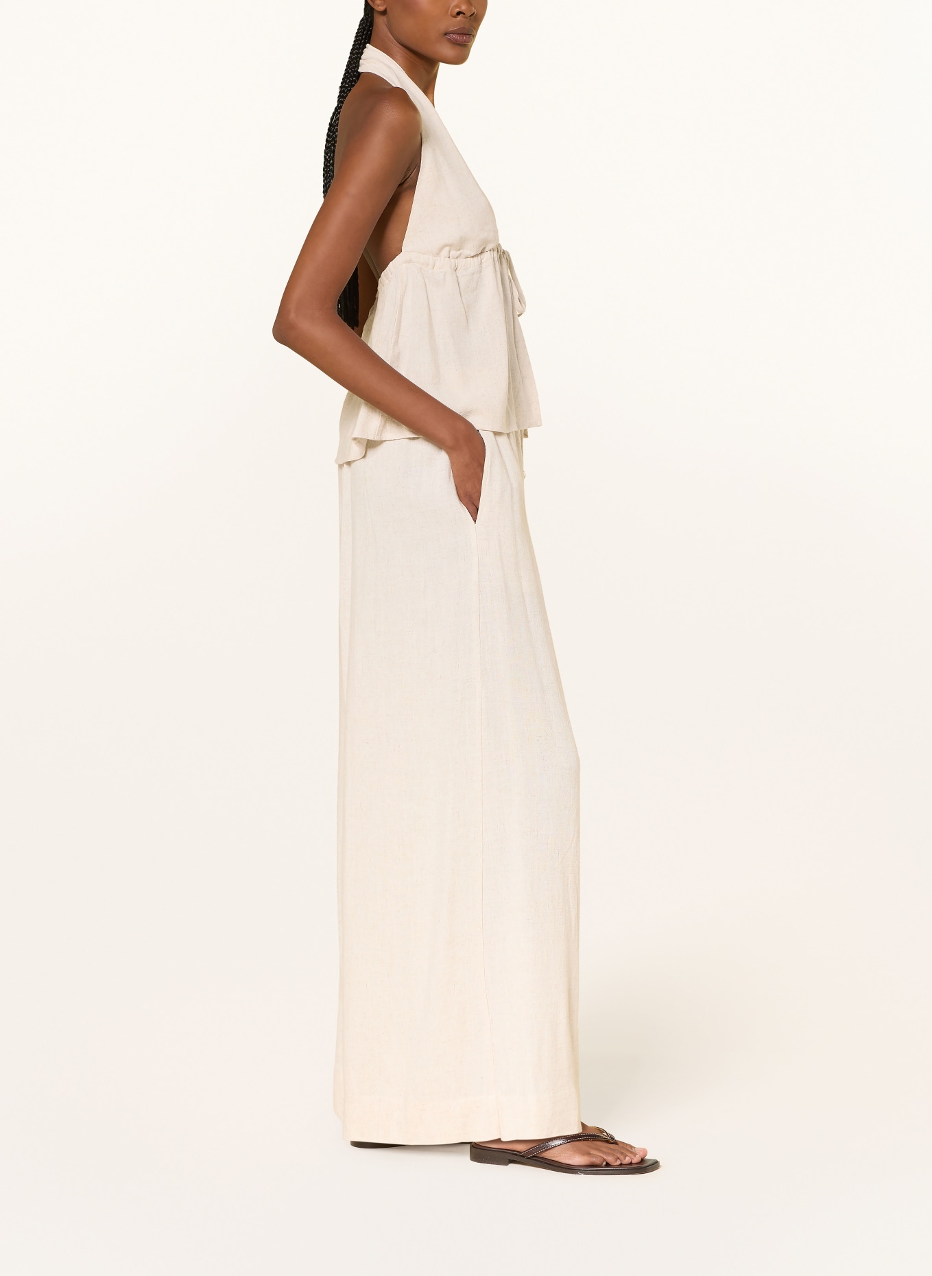 LEZU Marlenehose VALEO: HELLBRAUN