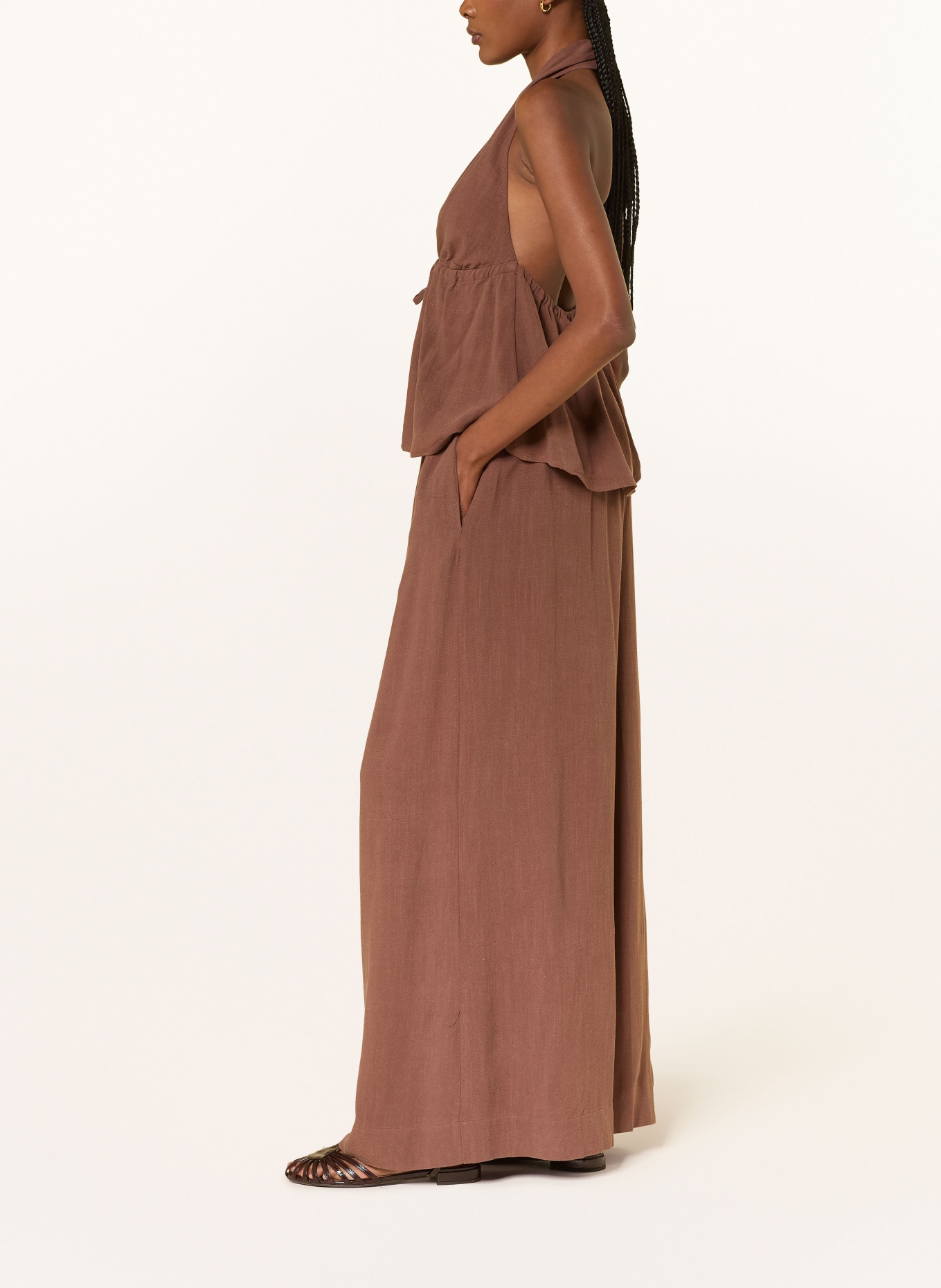 LEZU Marlenehose VALEO: BRAUN
