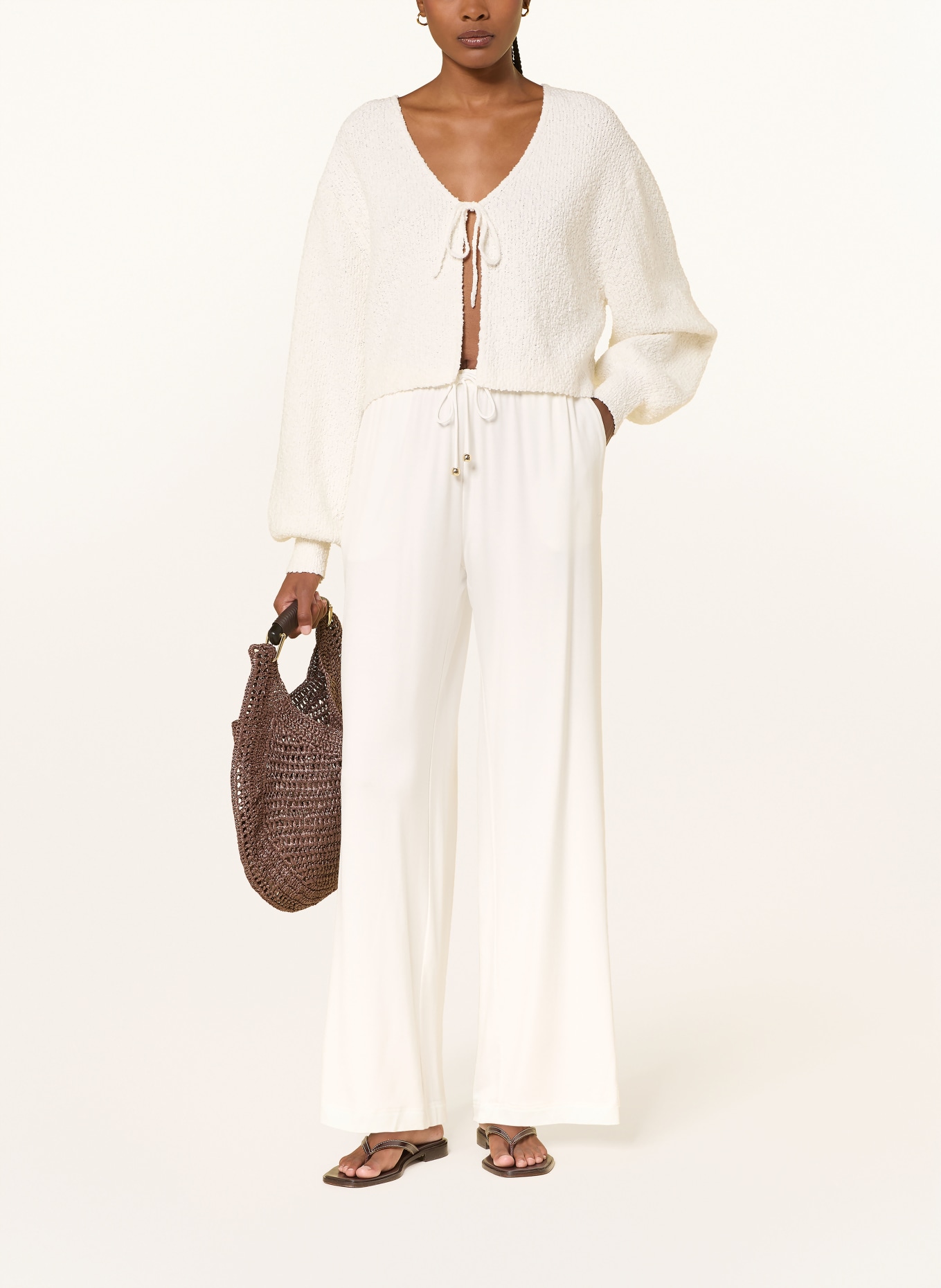 LEZU Strickjacke HENNI: CREME