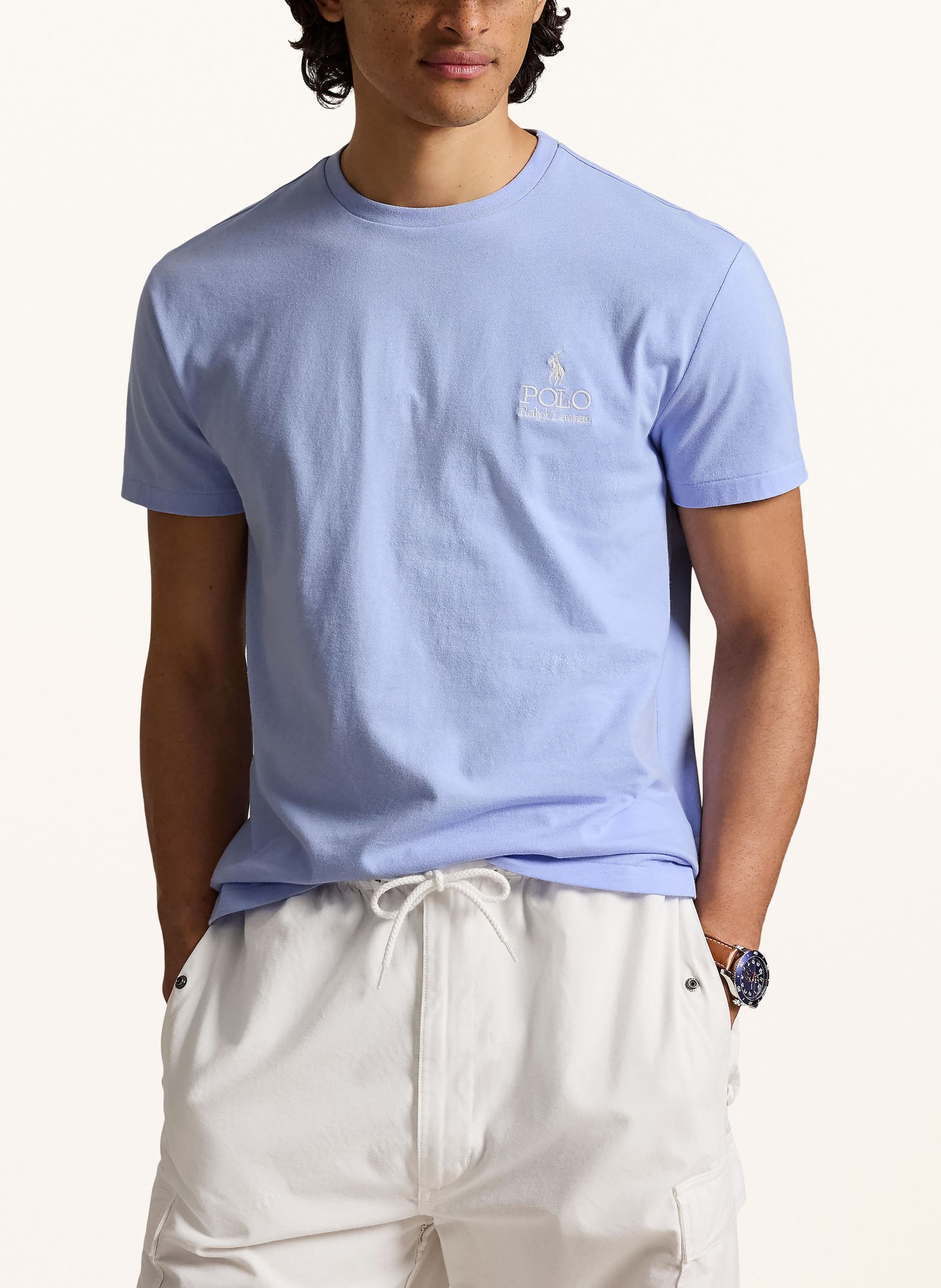 POLO RALPH LAUREN T-shirt: BLEU CLAIR