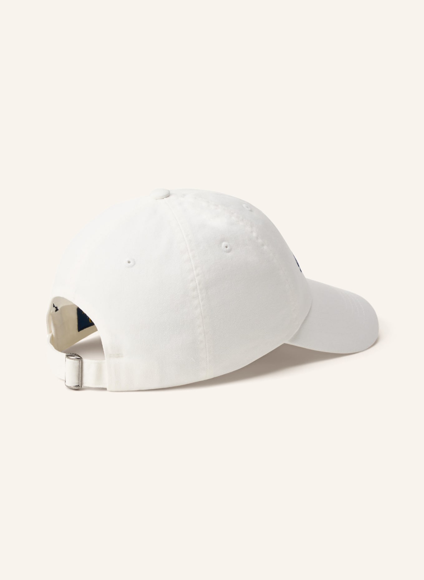 POLO RALPH LAUREN casquette: BLANC / NOIR