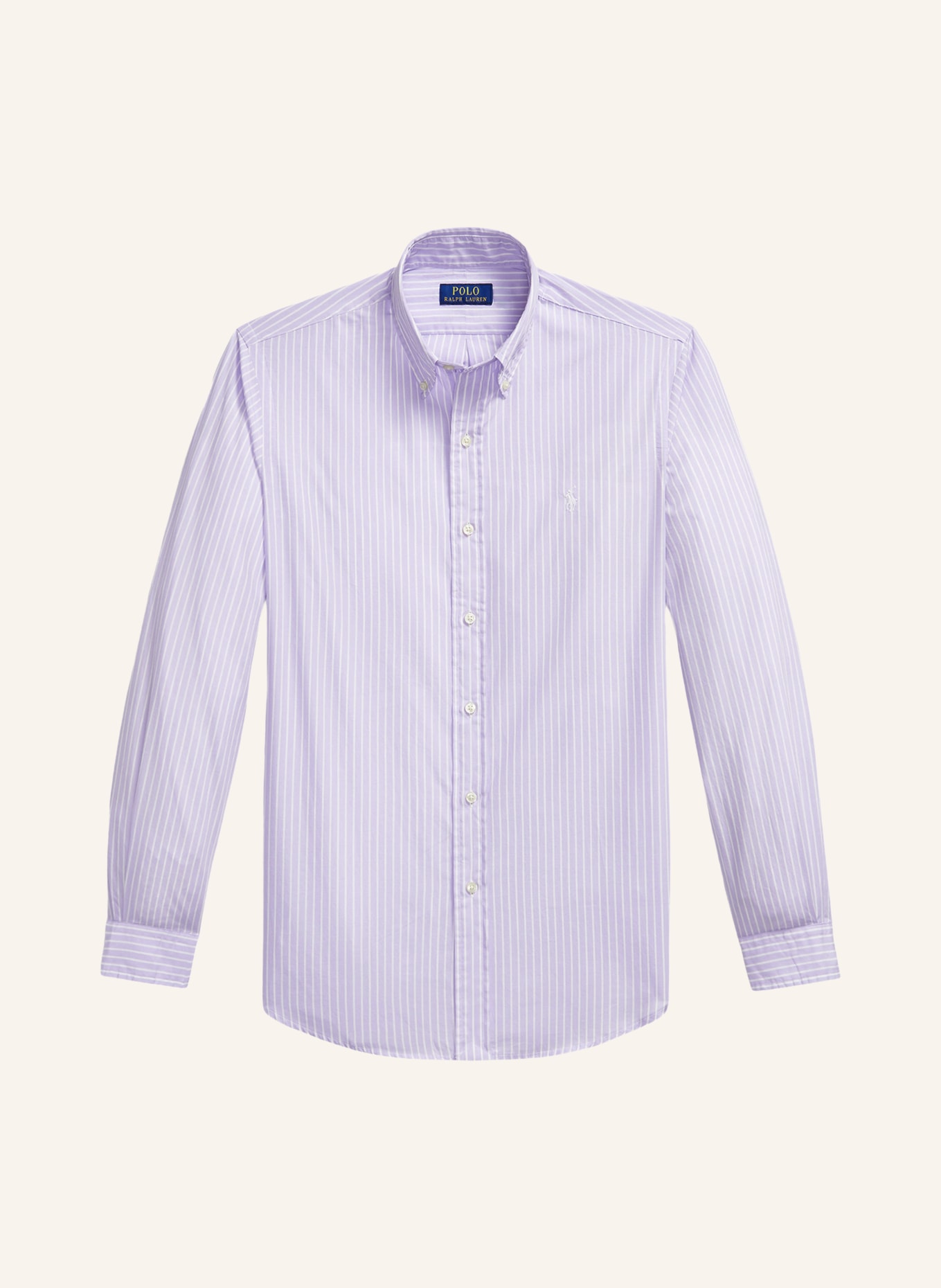 POLO RALPH LAUREN Chemise Custom Fit: LILAS / BLANC
