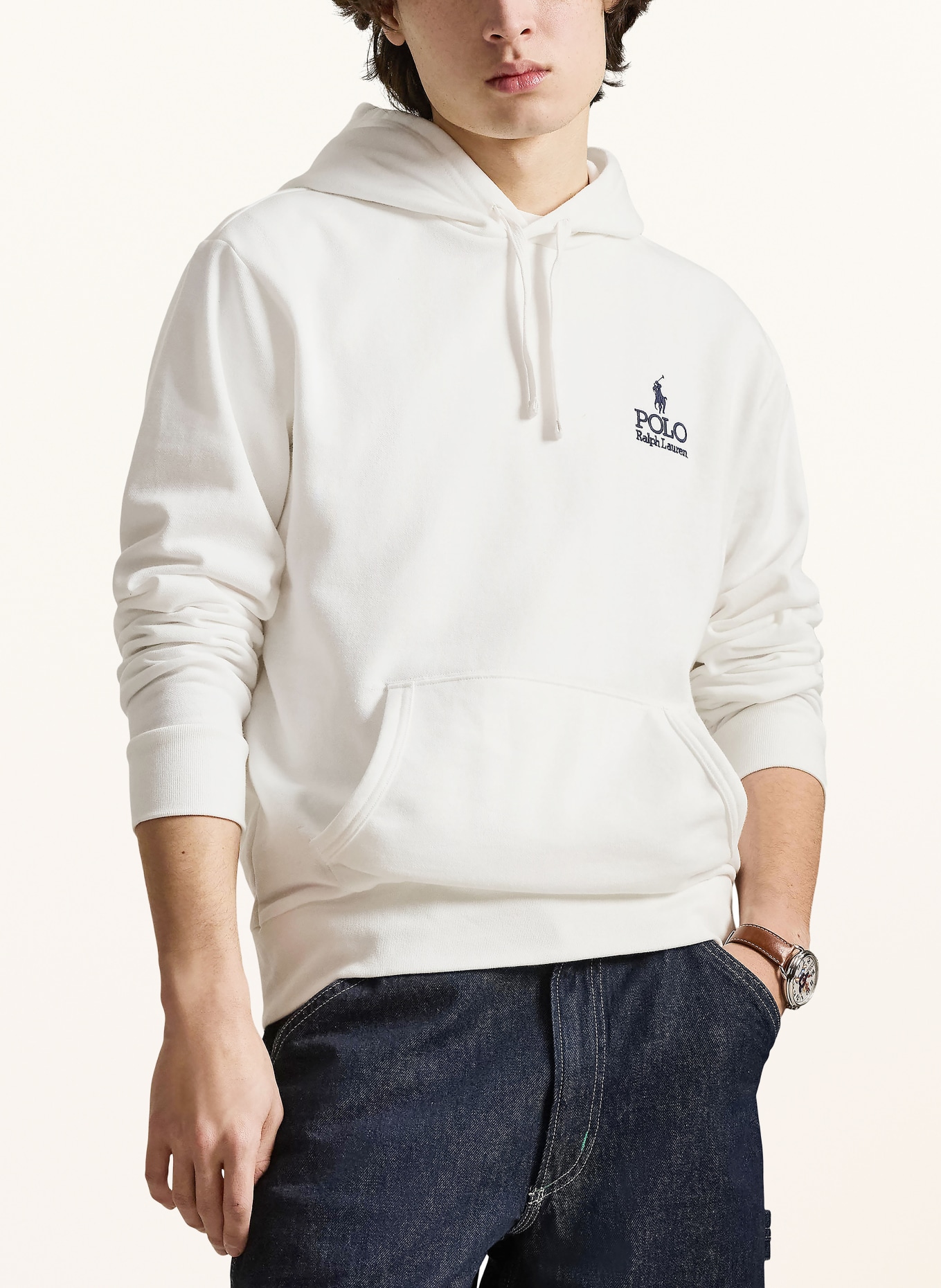 POLO RALPH LAUREN hoodie: WHITE