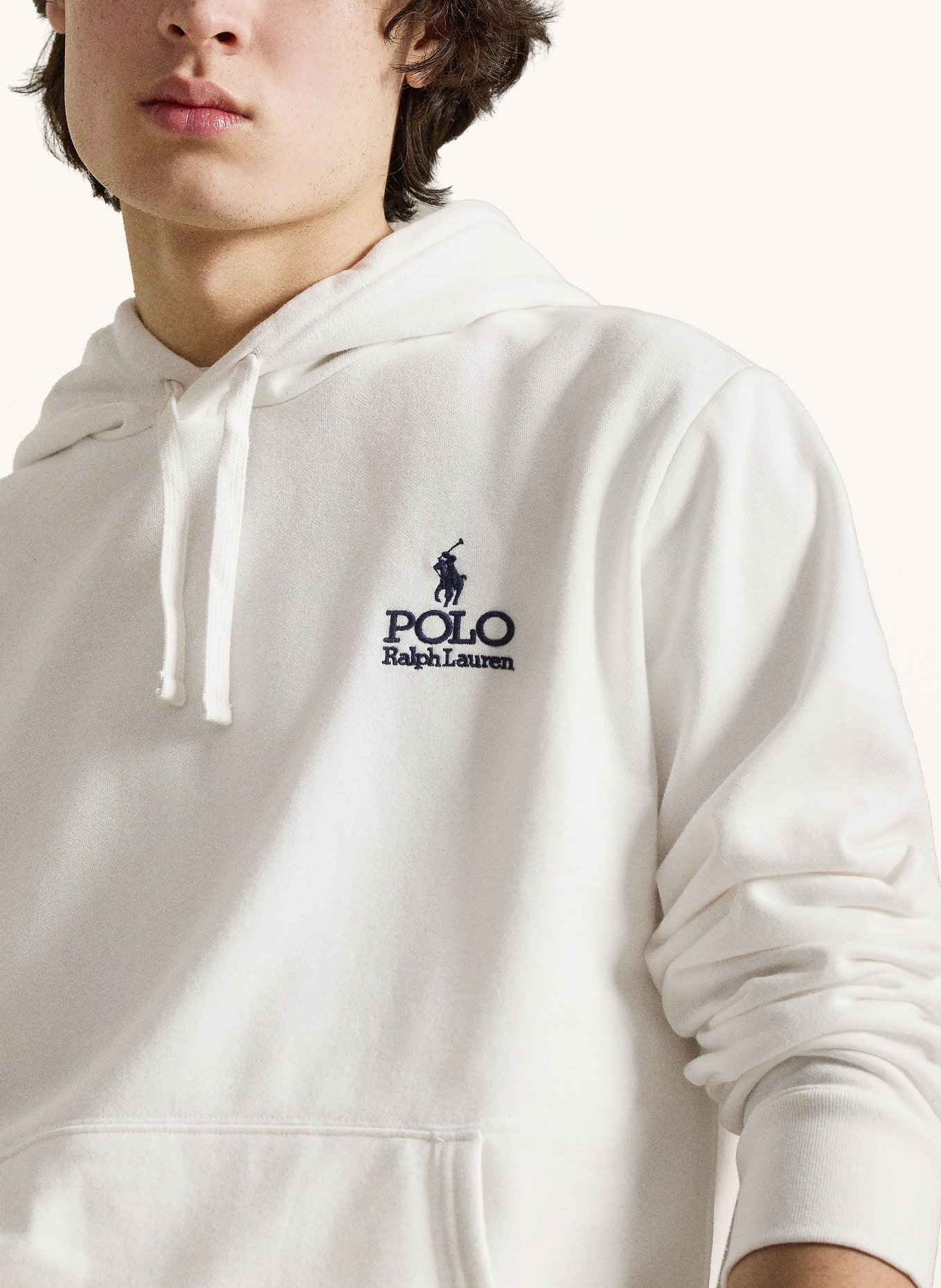 POLO RALPH LAUREN hoodie: WHITE
