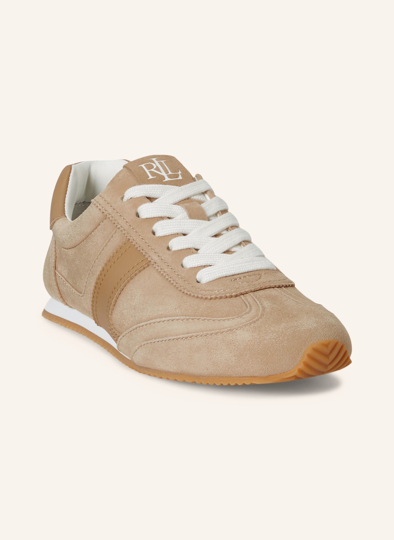 LAUREN RALPH LAUREN Adidași DANI: MARO DESCHIS / ALB