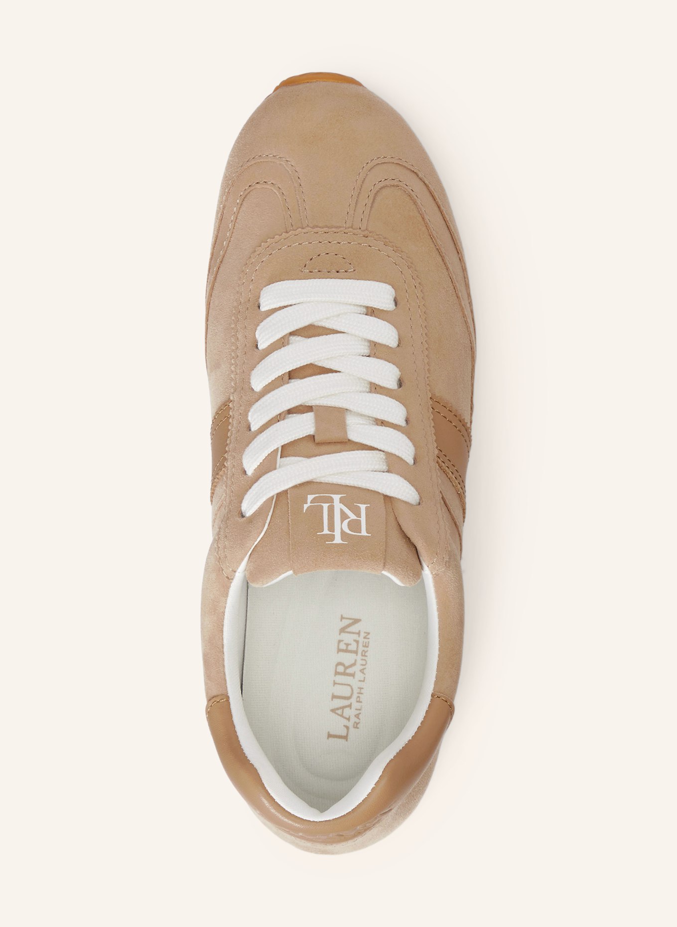 LAUREN RALPH LAUREN Adidași DANI: MARO DESCHIS / ALB