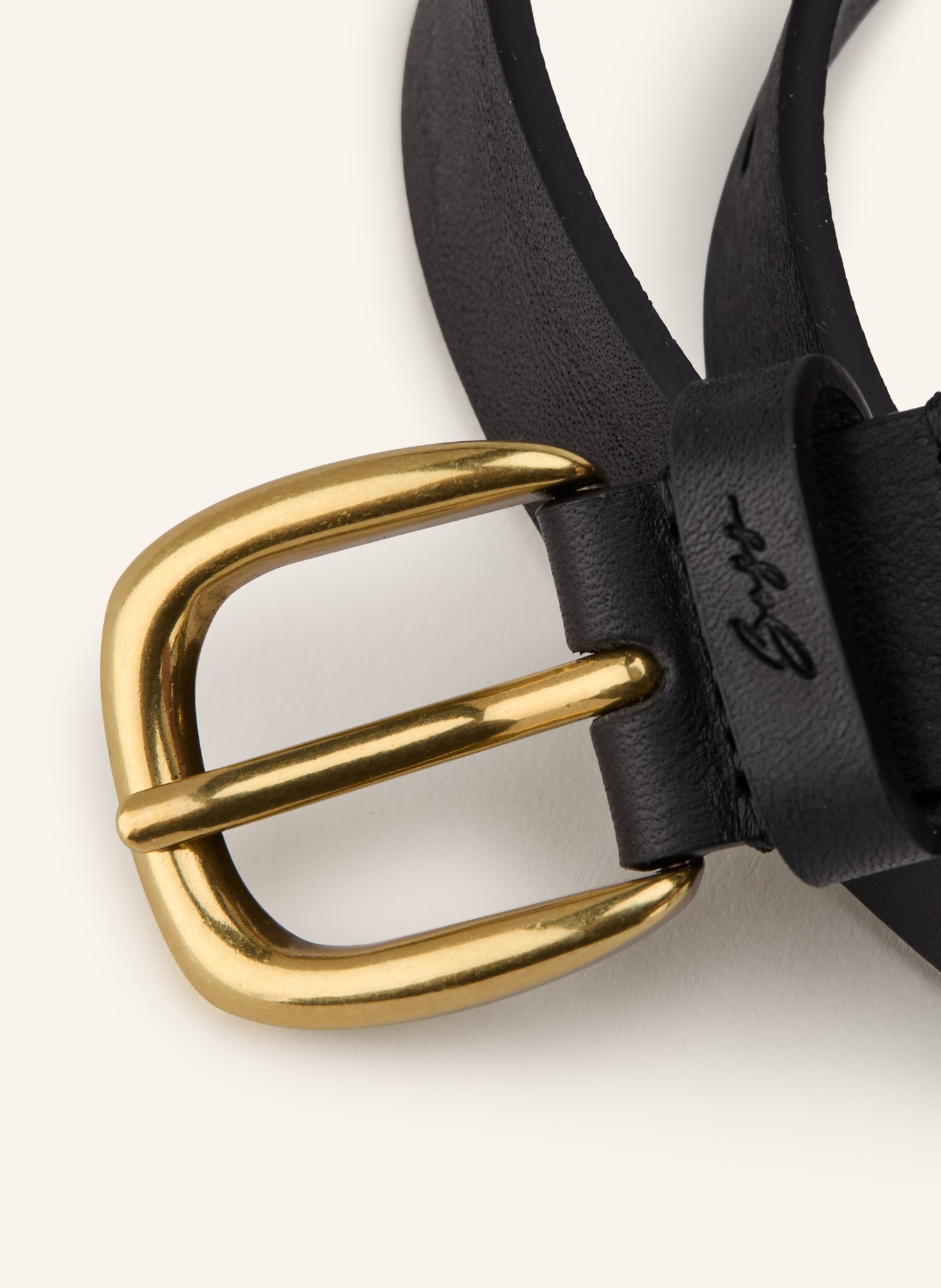 BOSS Curea din piele NARSI: NEGRU