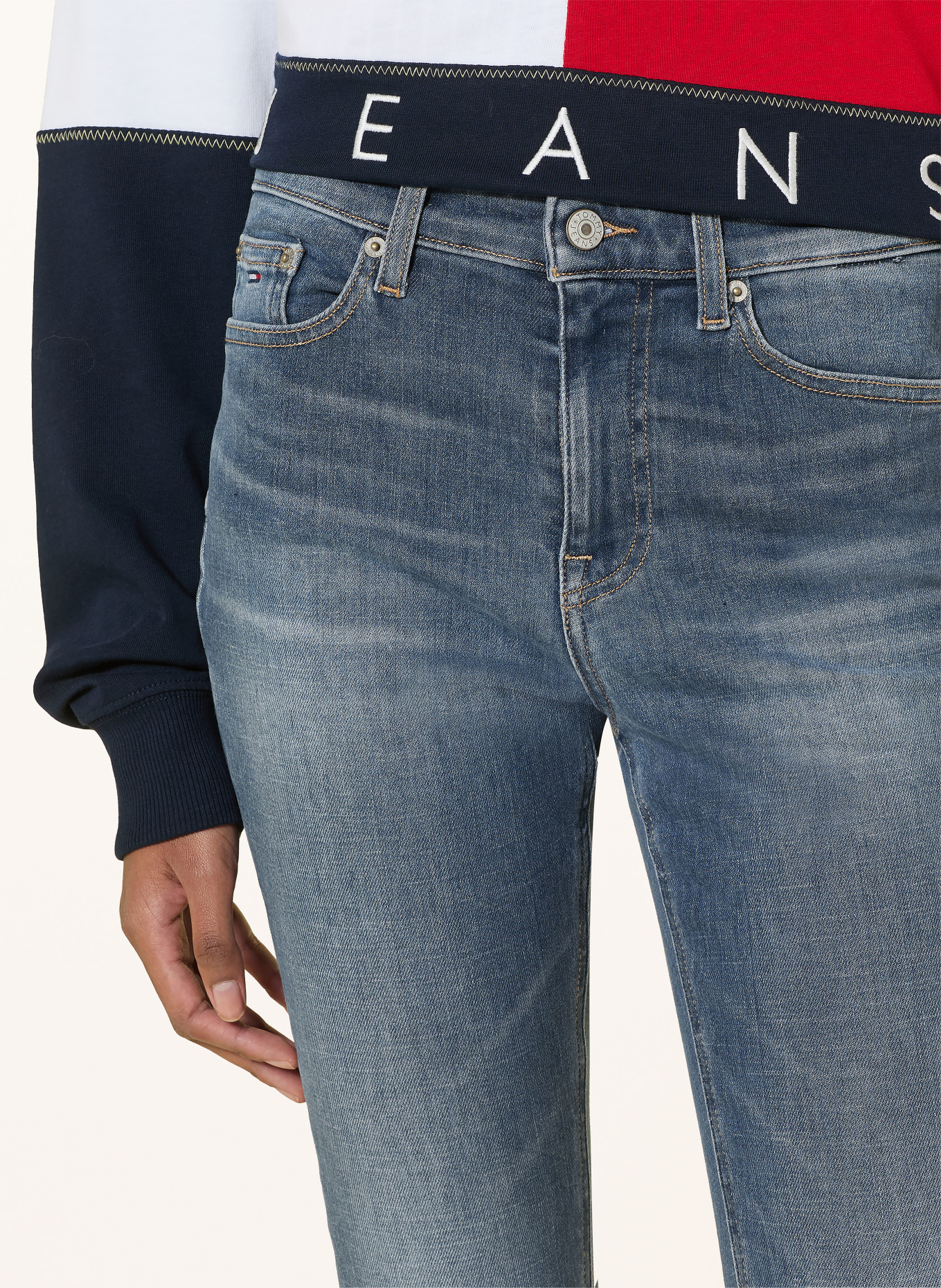 TOMMY JEANS Jean skinny NORA: 1DA Denim Grey 01