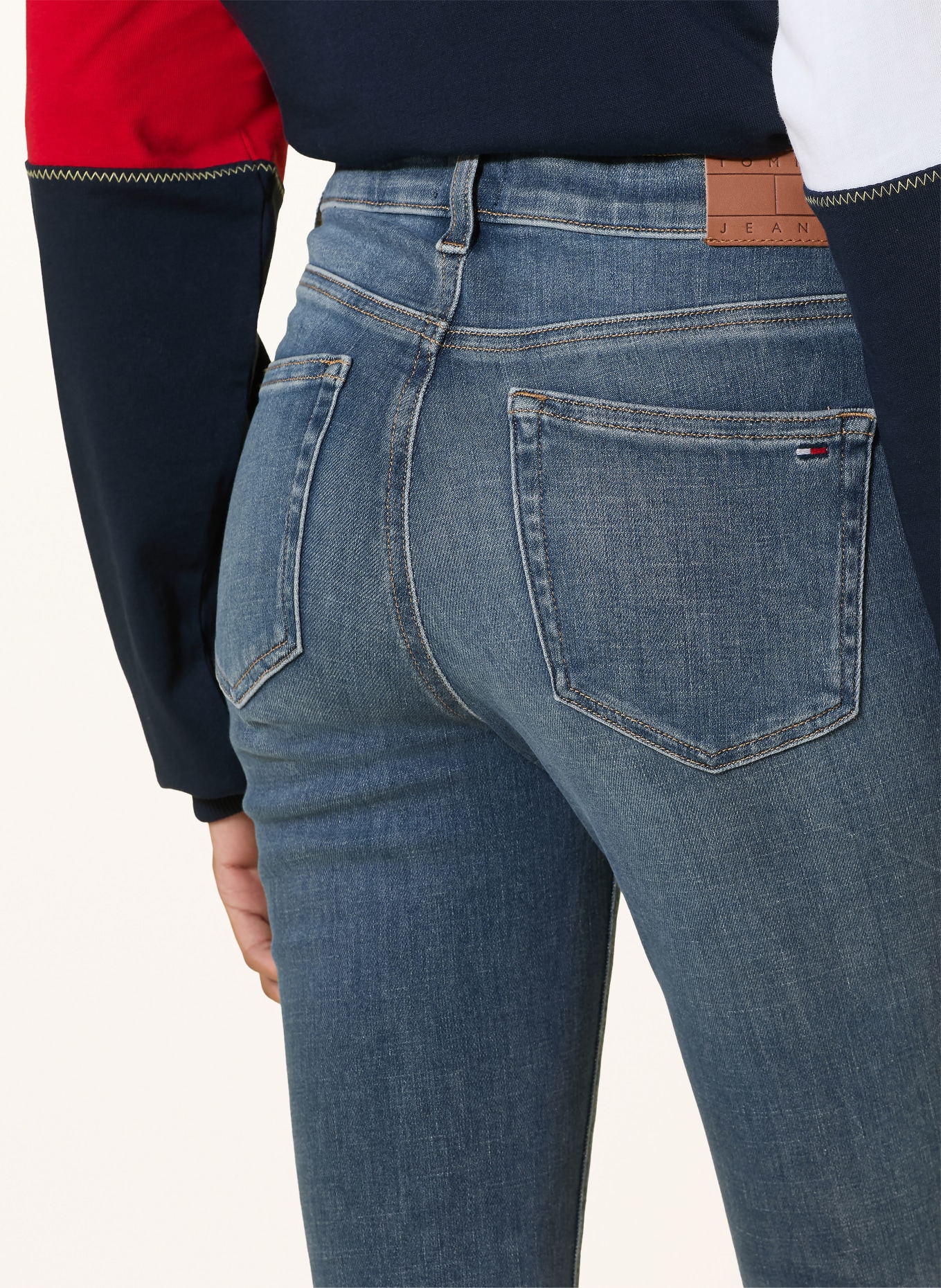 TOMMY JEANS Jean skinny NORA: 1DA Denim Grey 01