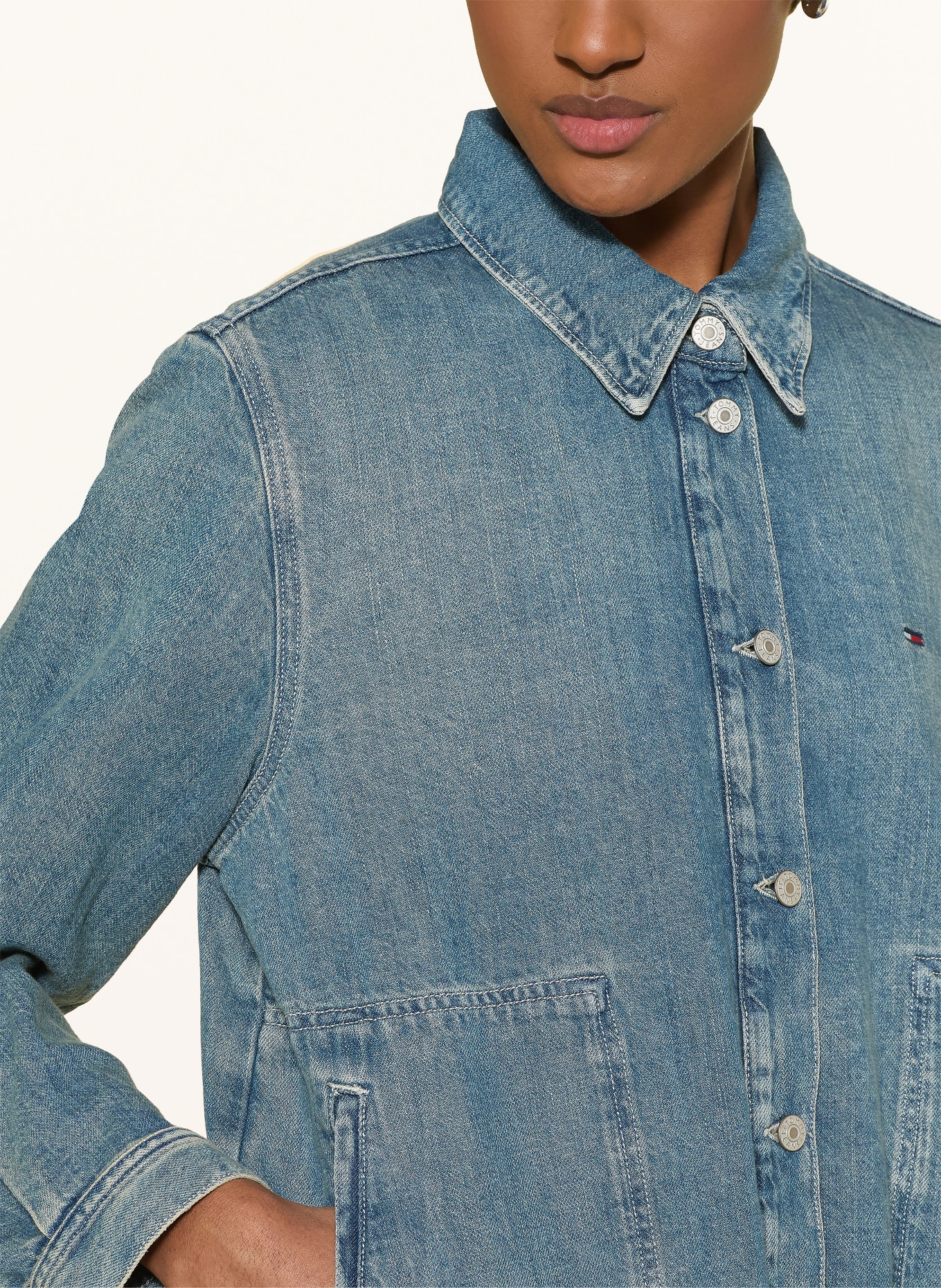 TOMMY JEANS Veste en jean: 1A5 Denim Medium