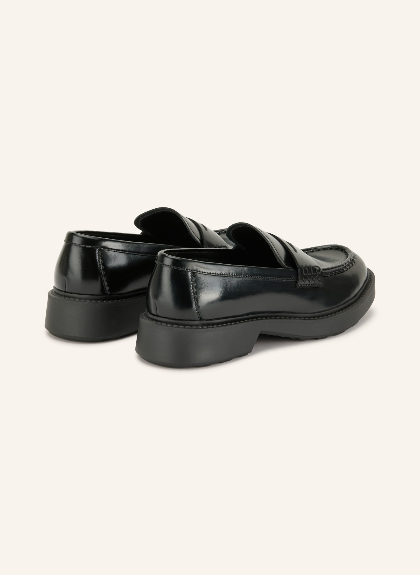 HUGO Penny-Loafer ANGEY: SCHWARZ / GOLD