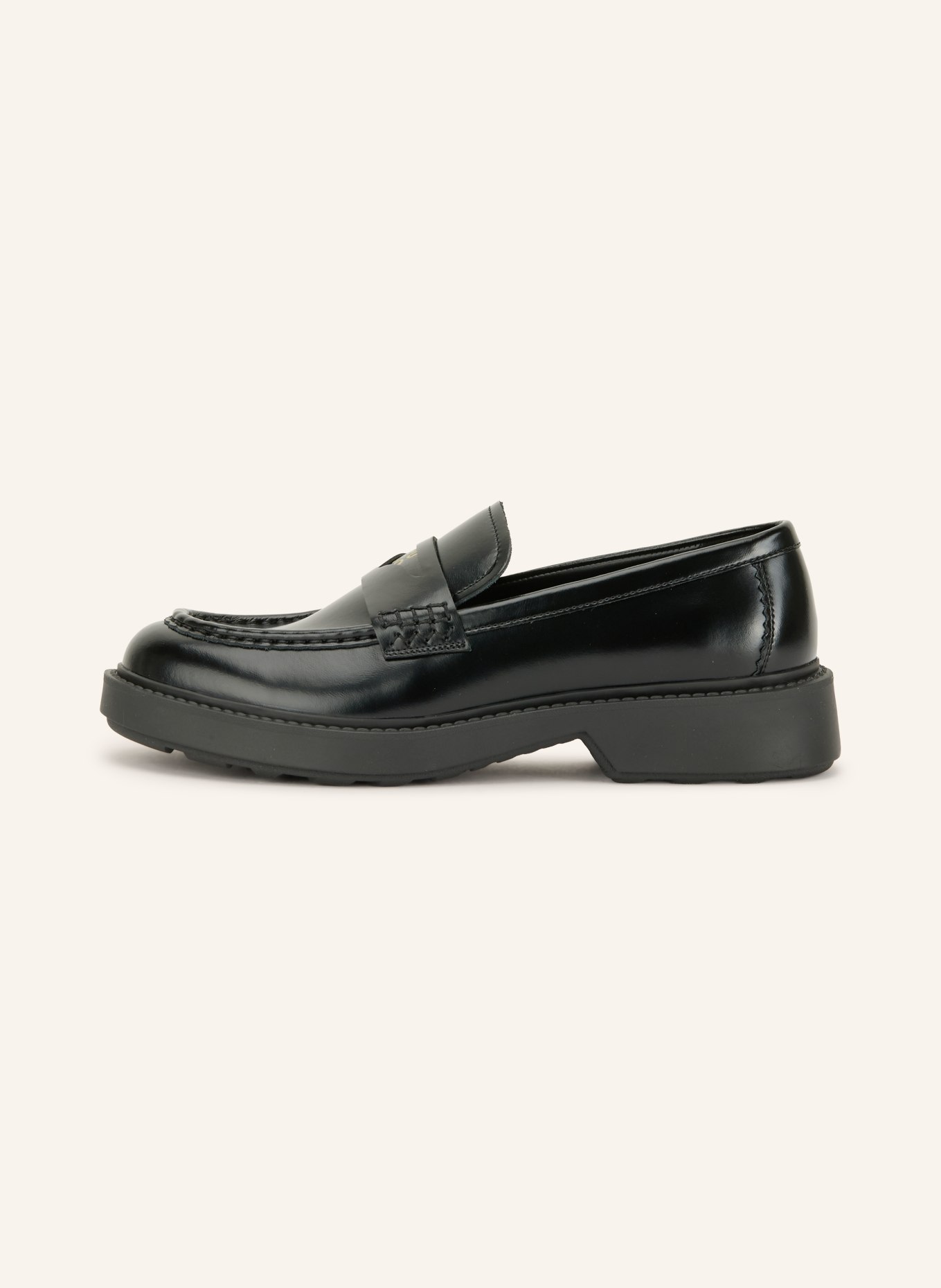 HUGO Penny-Loafer ANGEY: SCHWARZ / GOLD
