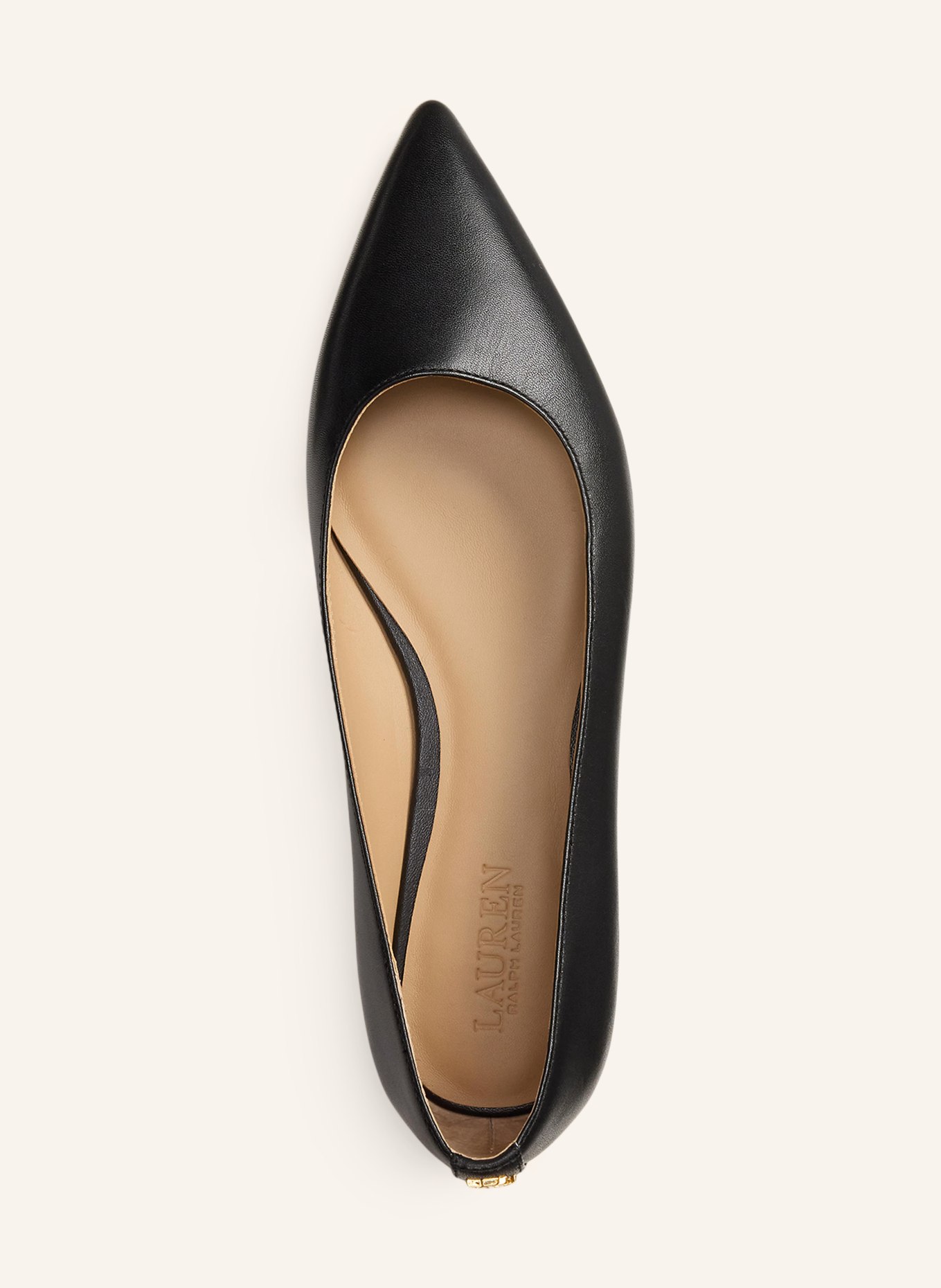 LAUREN RALPH LAUREN Ballerinas LONDYN: SCHWARZ