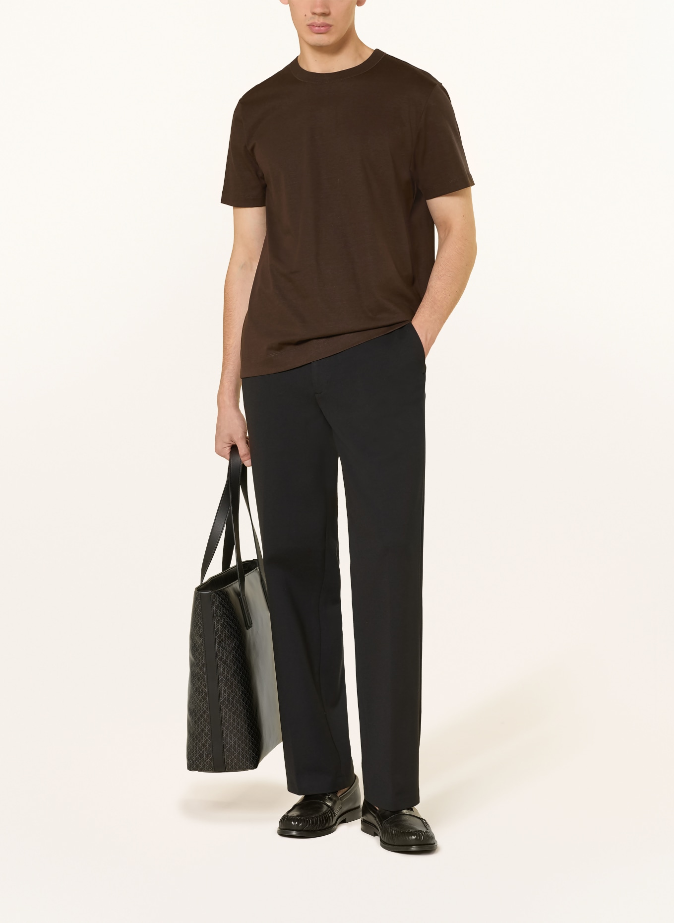 Calvin Klein T-Shirt: DUNKELBRAUN