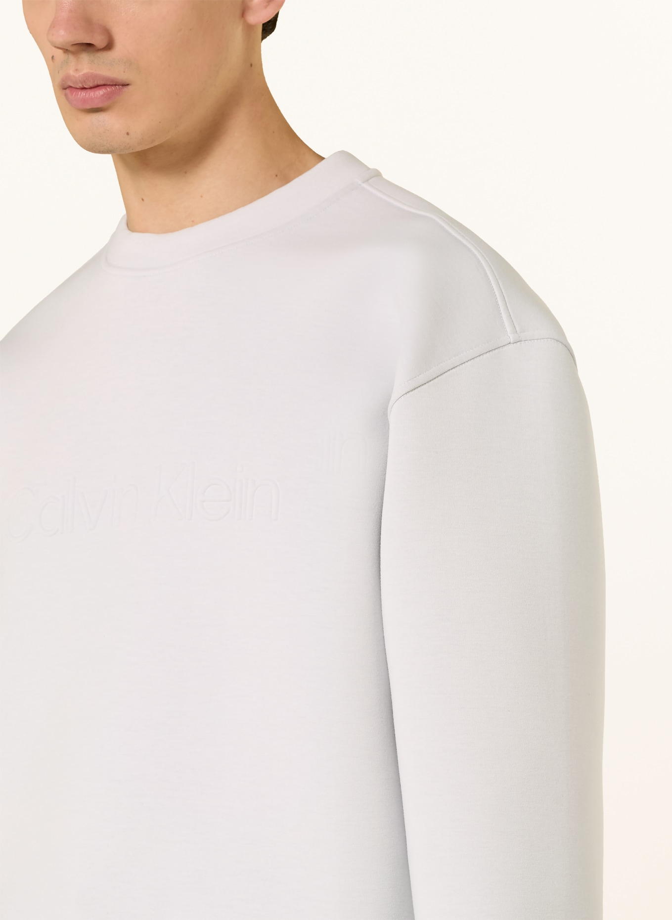 Calvin Klein Sweatshirt SPACER: HELLBLAU
