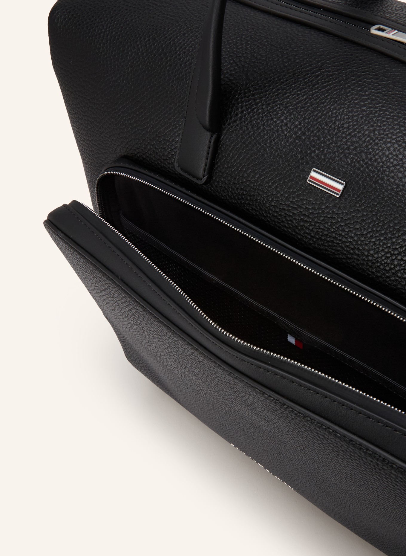 TOMMY HILFIGER Reistas: ZWART / ZILVER