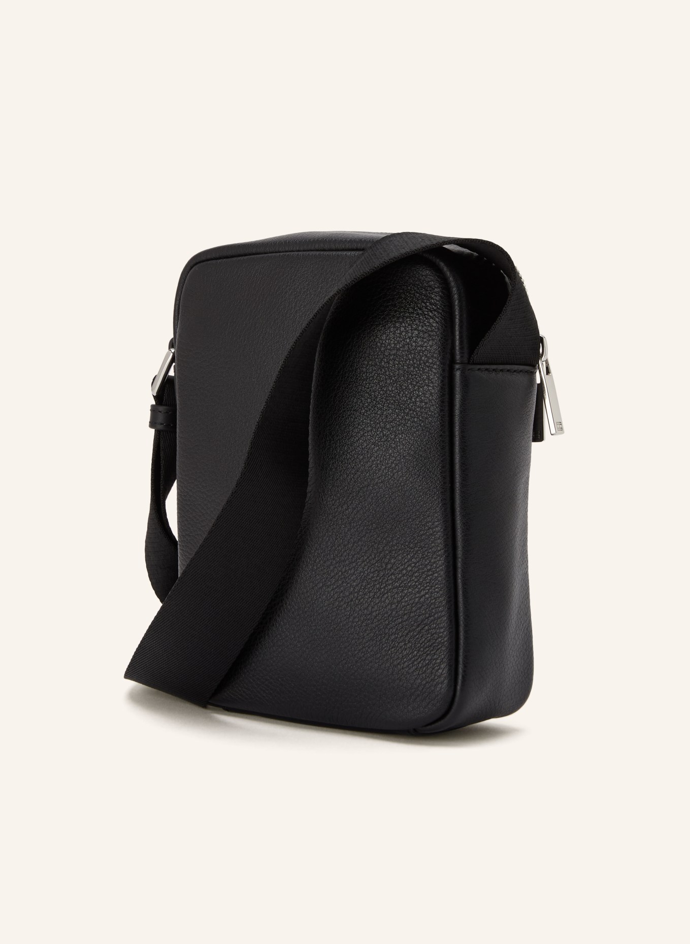 TOMMY HILFIGER Schoudertas: ZWART / ZILVER