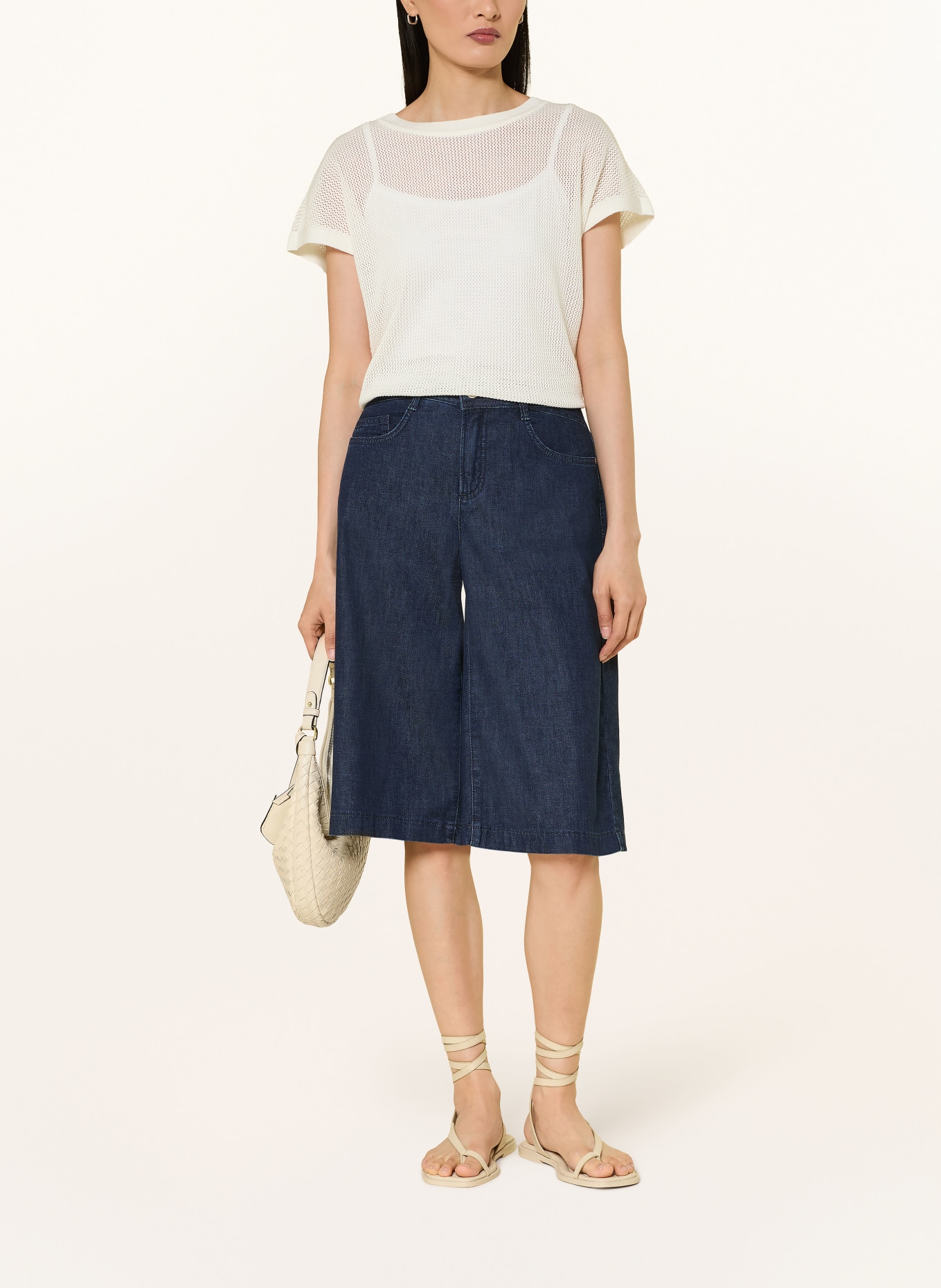 BRAX Bermuda en jean MAINE B: 12 CLEAN DARK BLUE