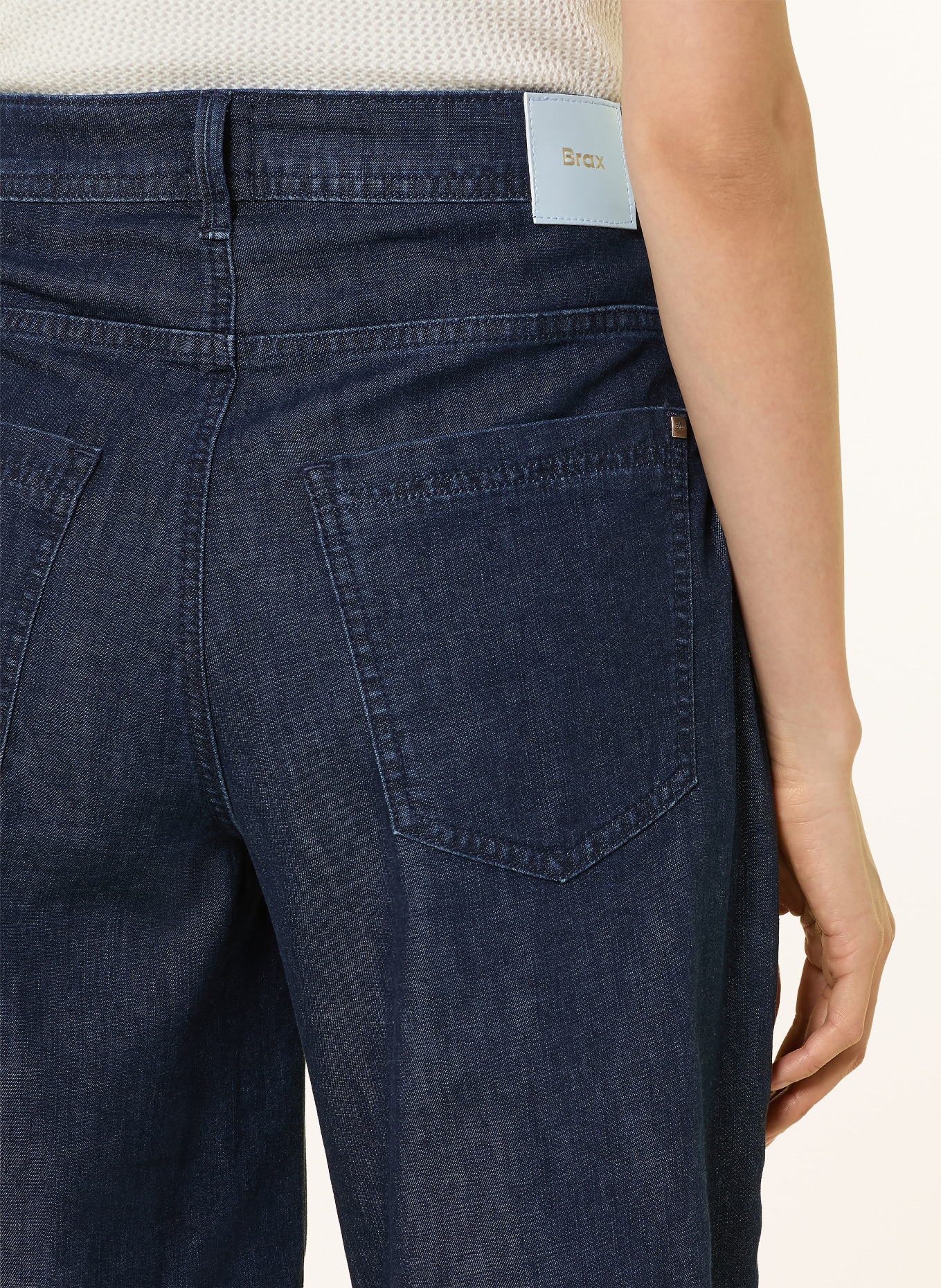 BRAX Bermuda en jean MAINE B: 12 CLEAN DARK BLUE